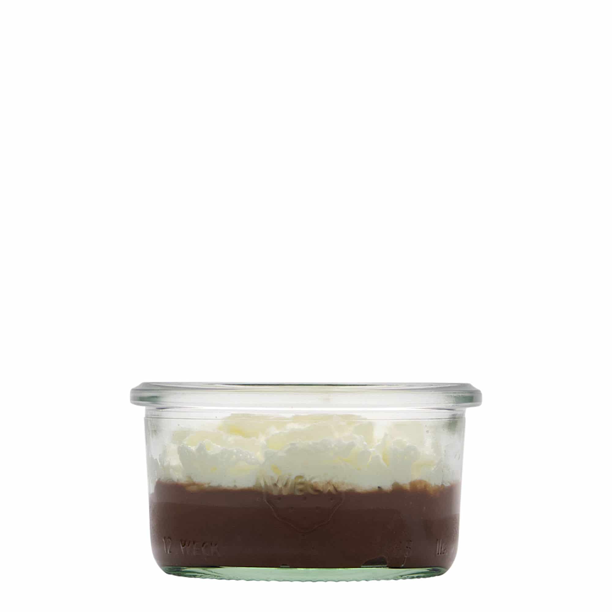 165 ml WECK-glasskrukke, åpning: rund kant
