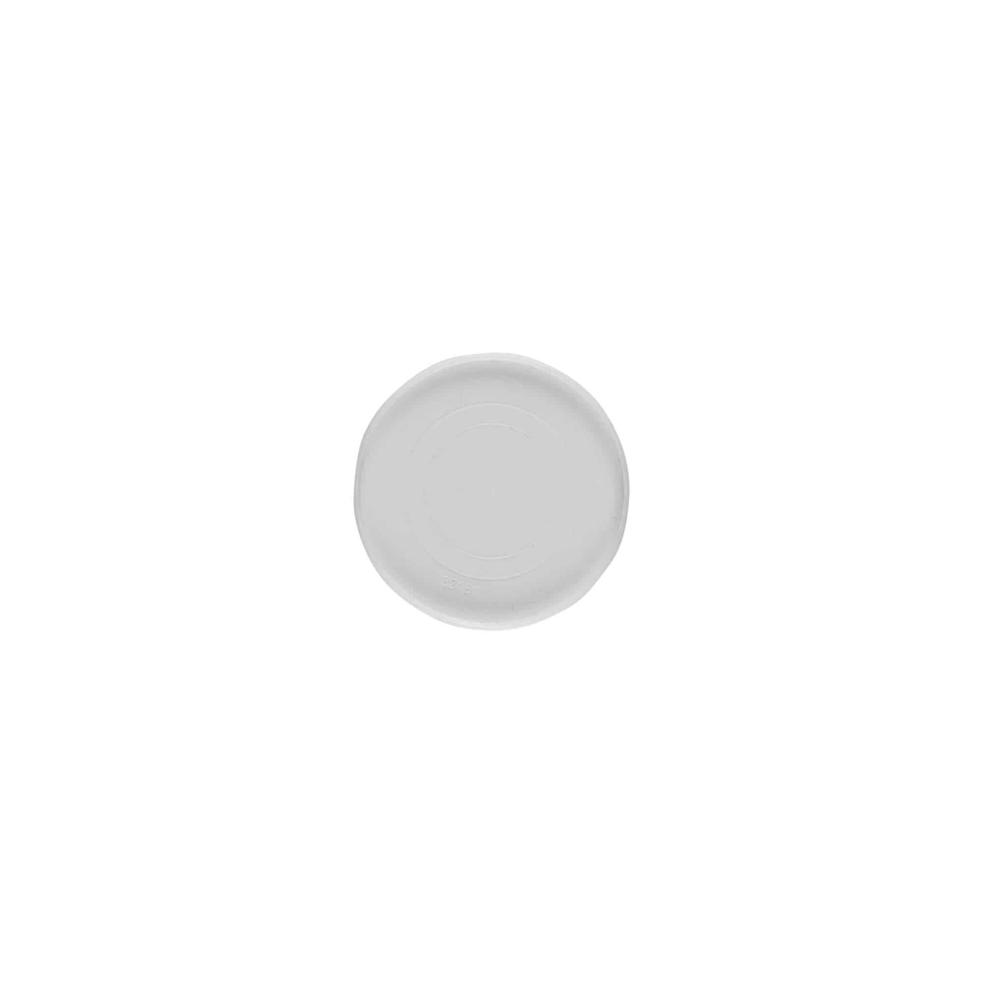 Dekkskive for 50 ml 'Bianca', PP-plast, hvit