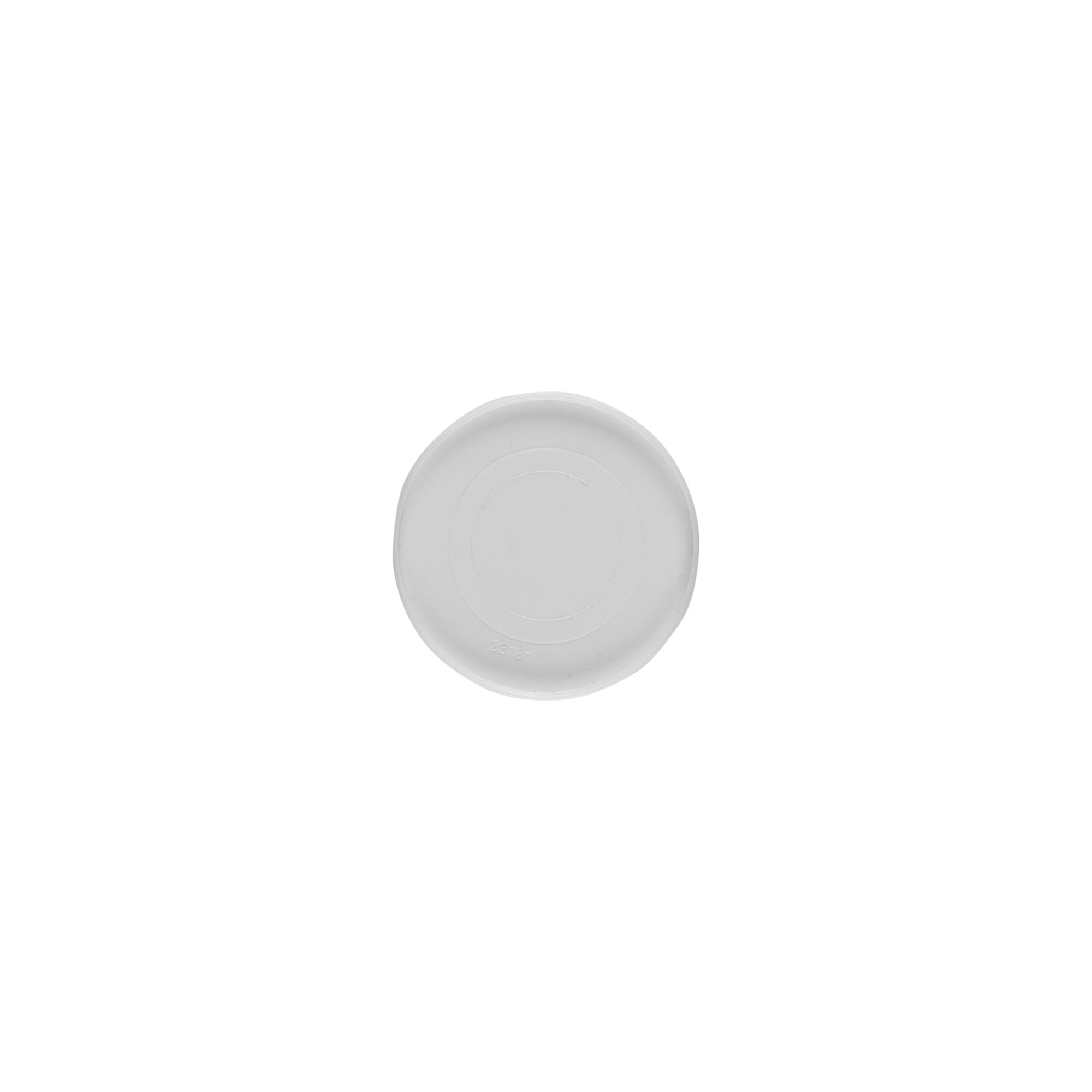 Dekkskive for 50 ml 'Bianca', PP-plast, hvit Dekkskive for 50 ml 'Bianca', PP-plast, hvit