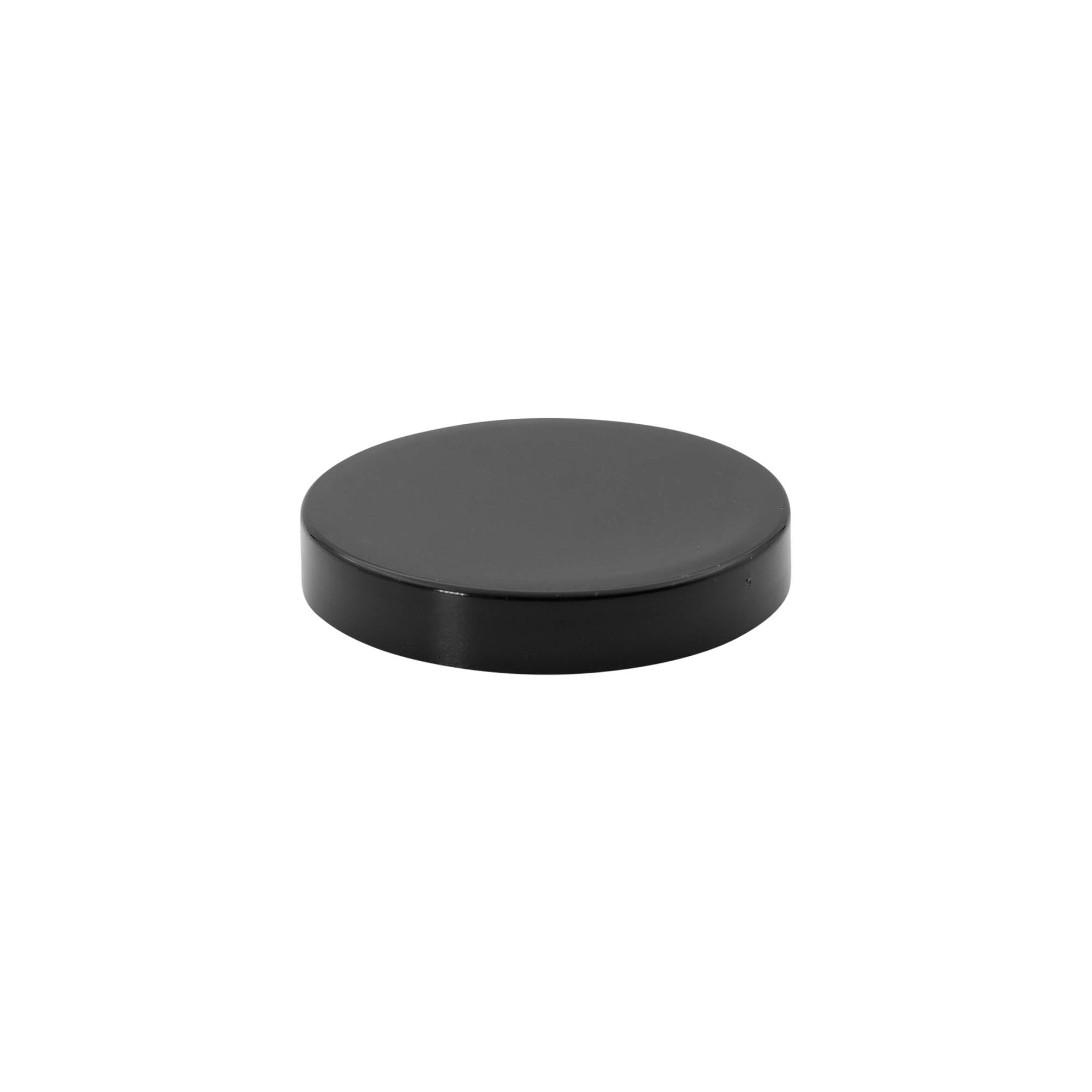 Skrukork, PP-plast, svart, for åpning: 70/400