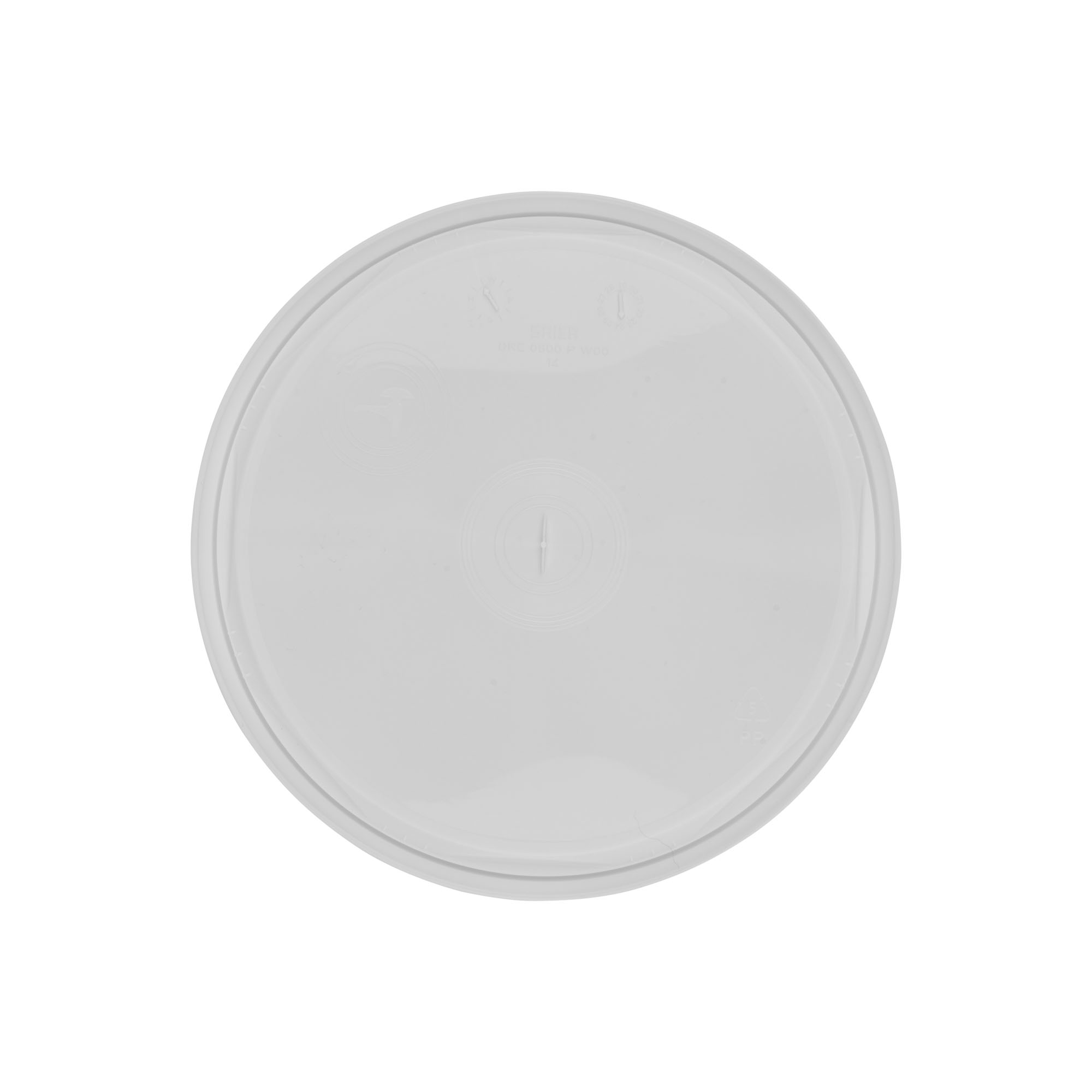Lokk for 5-6 l bøtte, PP-plast, hvit