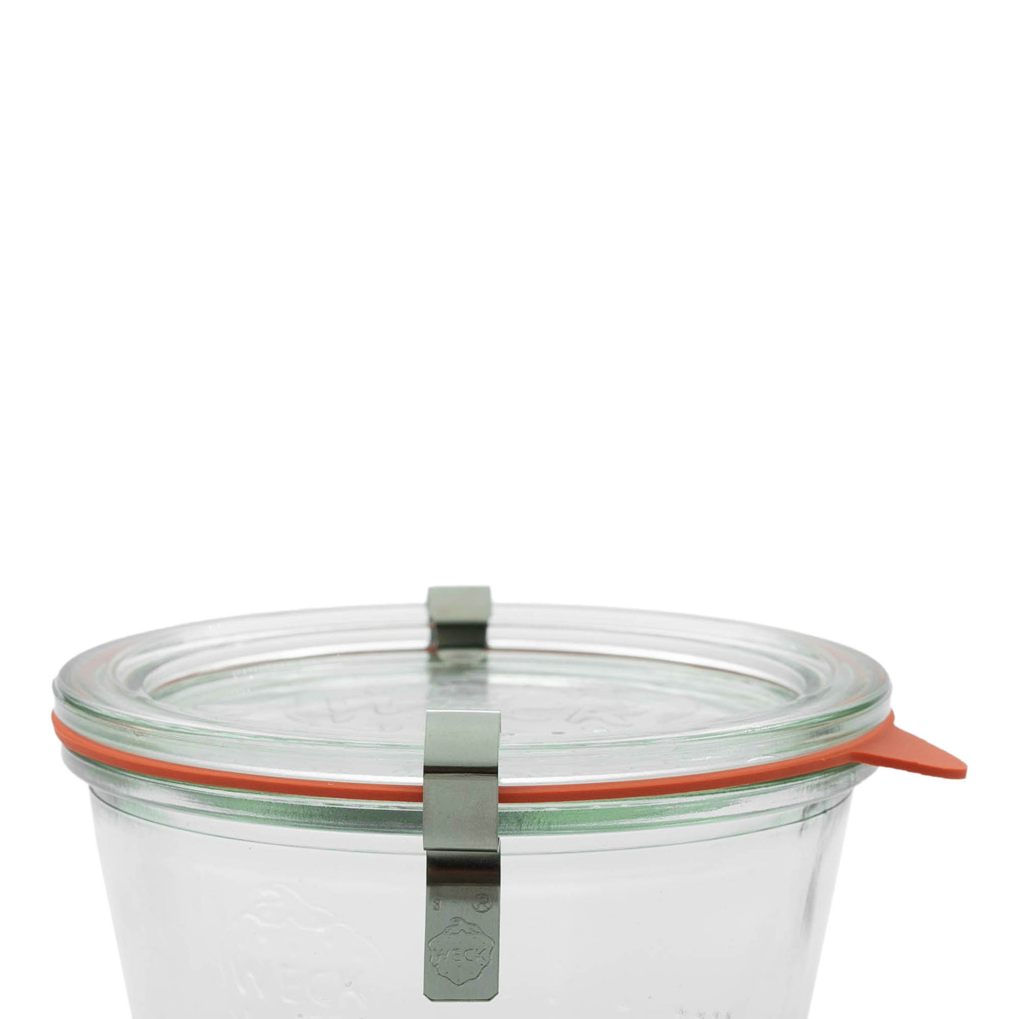 WECK-klemme, rustfritt stål, sølvfarget