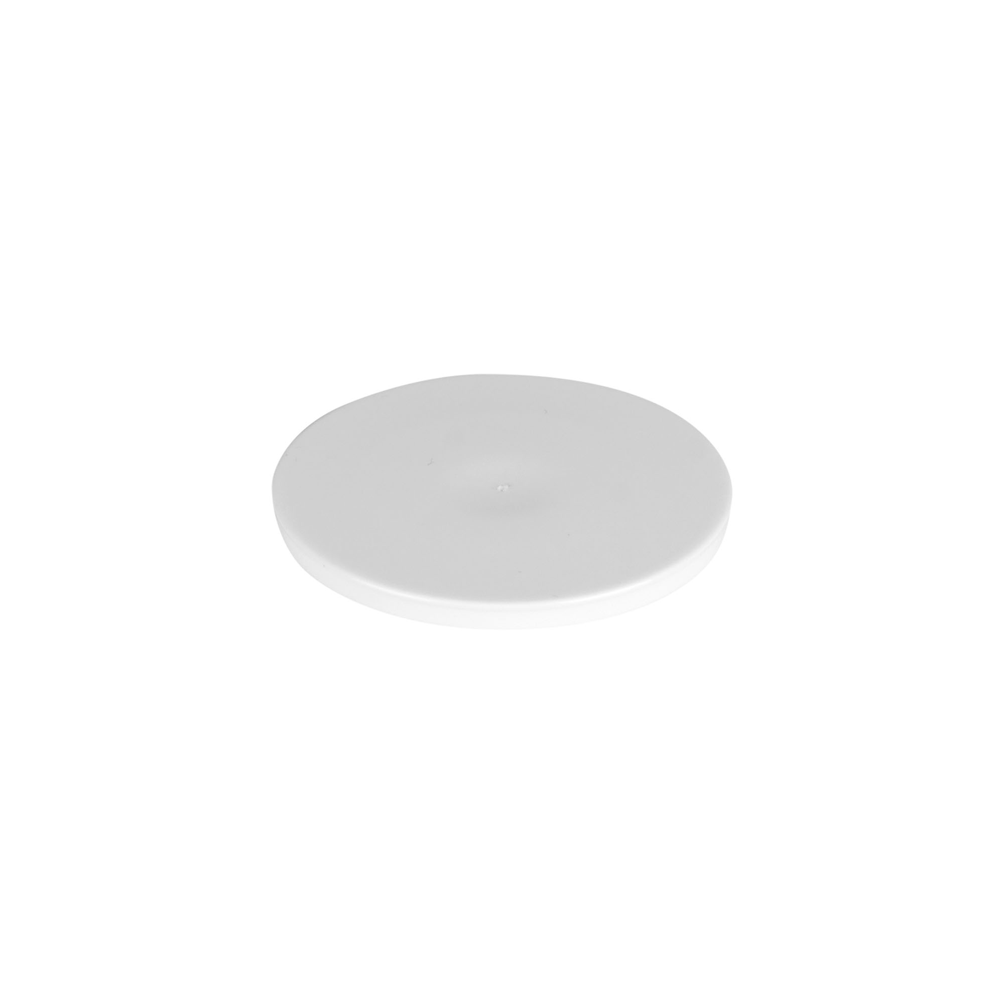 Dekkskive for 30 ml 'Bianca', PP-plast, hvit