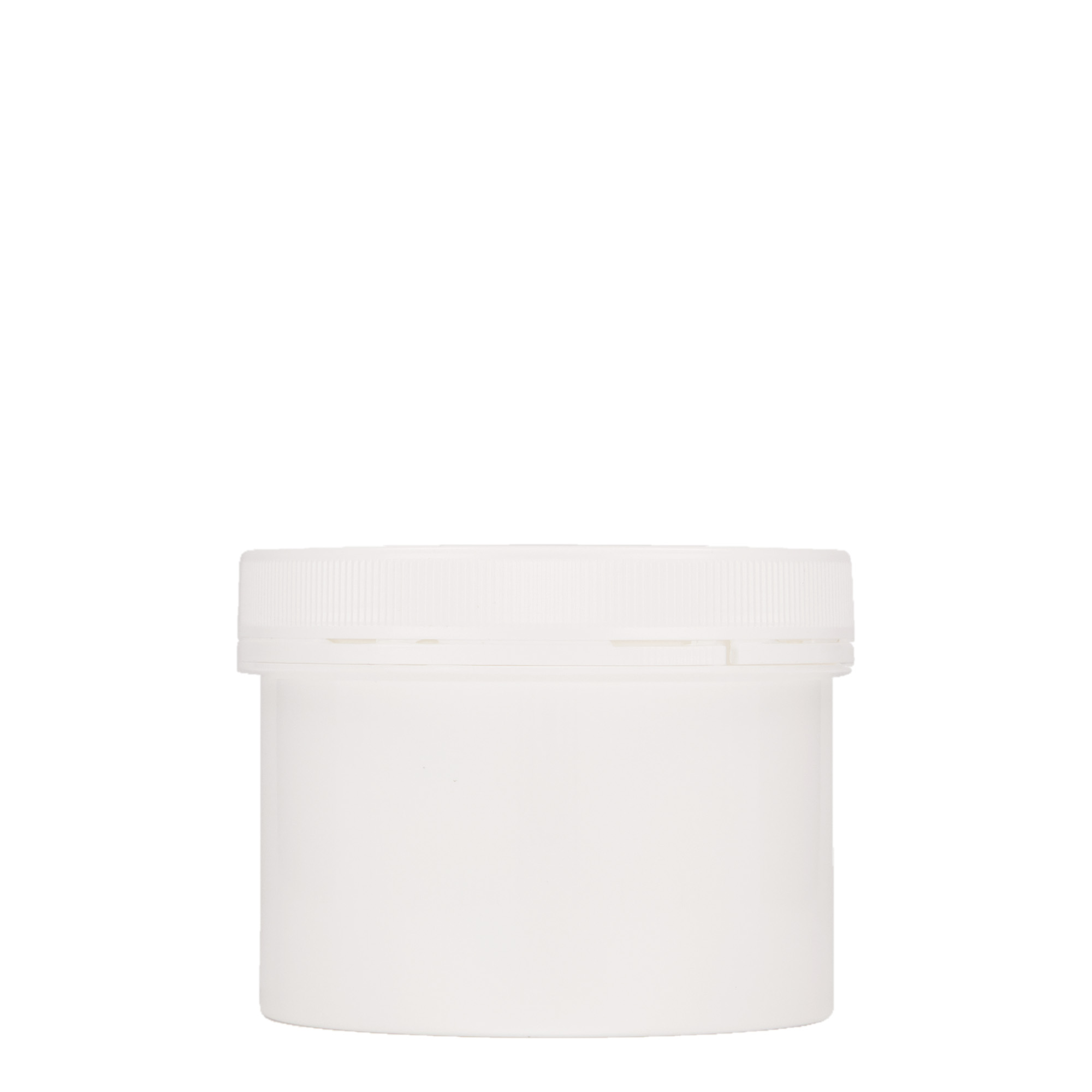 300 ml plastbeholder 'Securilock', PP, hvit, åpning: skrukork