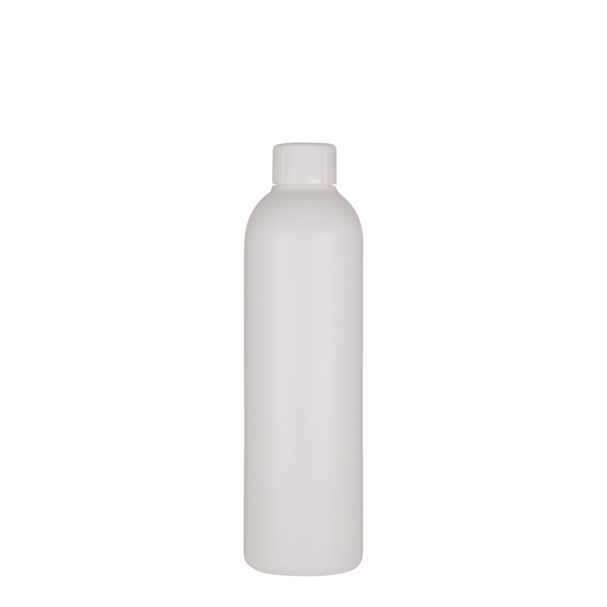 250 ml plastflaske 'Tuffy', HDPE, hvit, åpning: 24/410