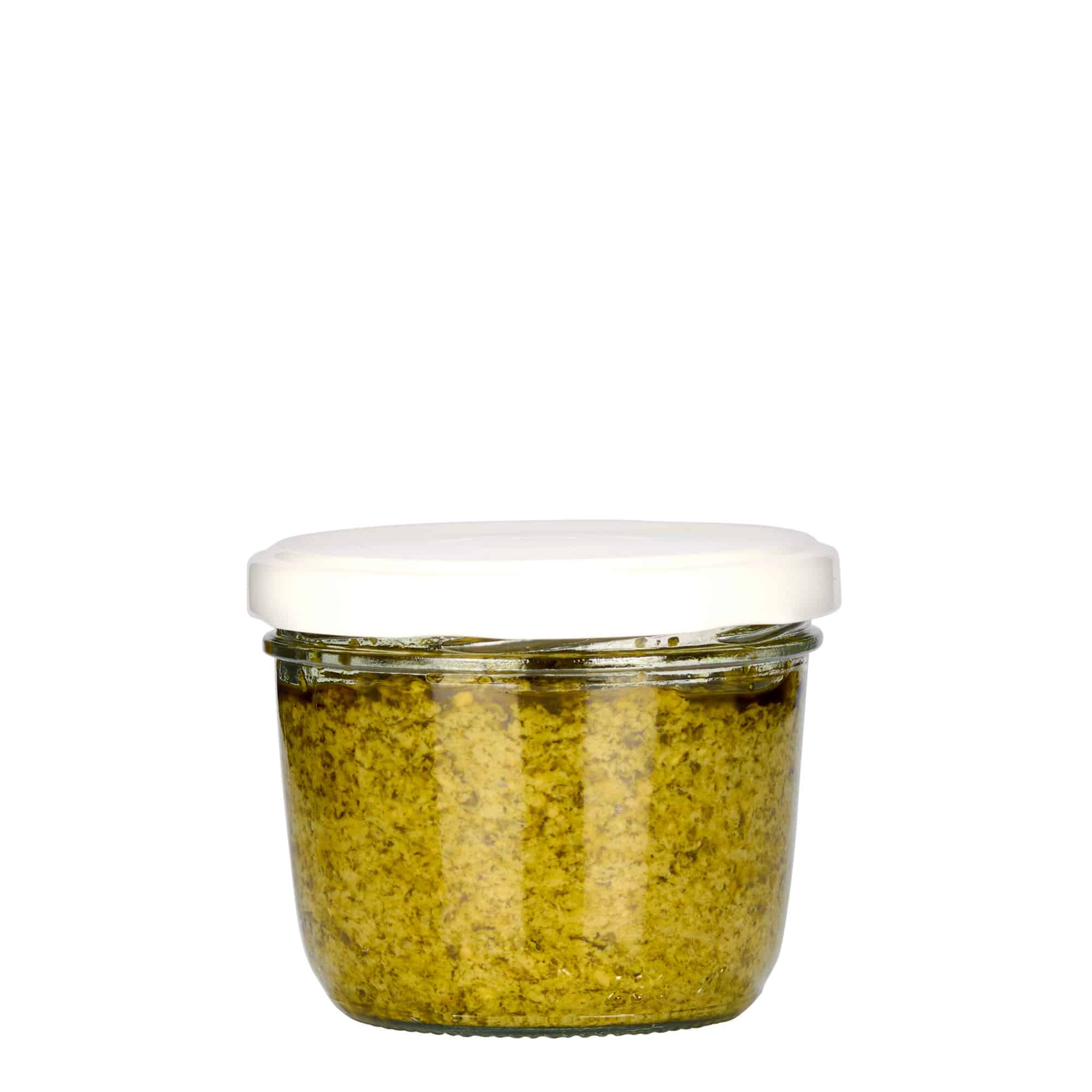 230 ml konisk oppbevaringsglass, åpning: Twist-Off (TO 82)
