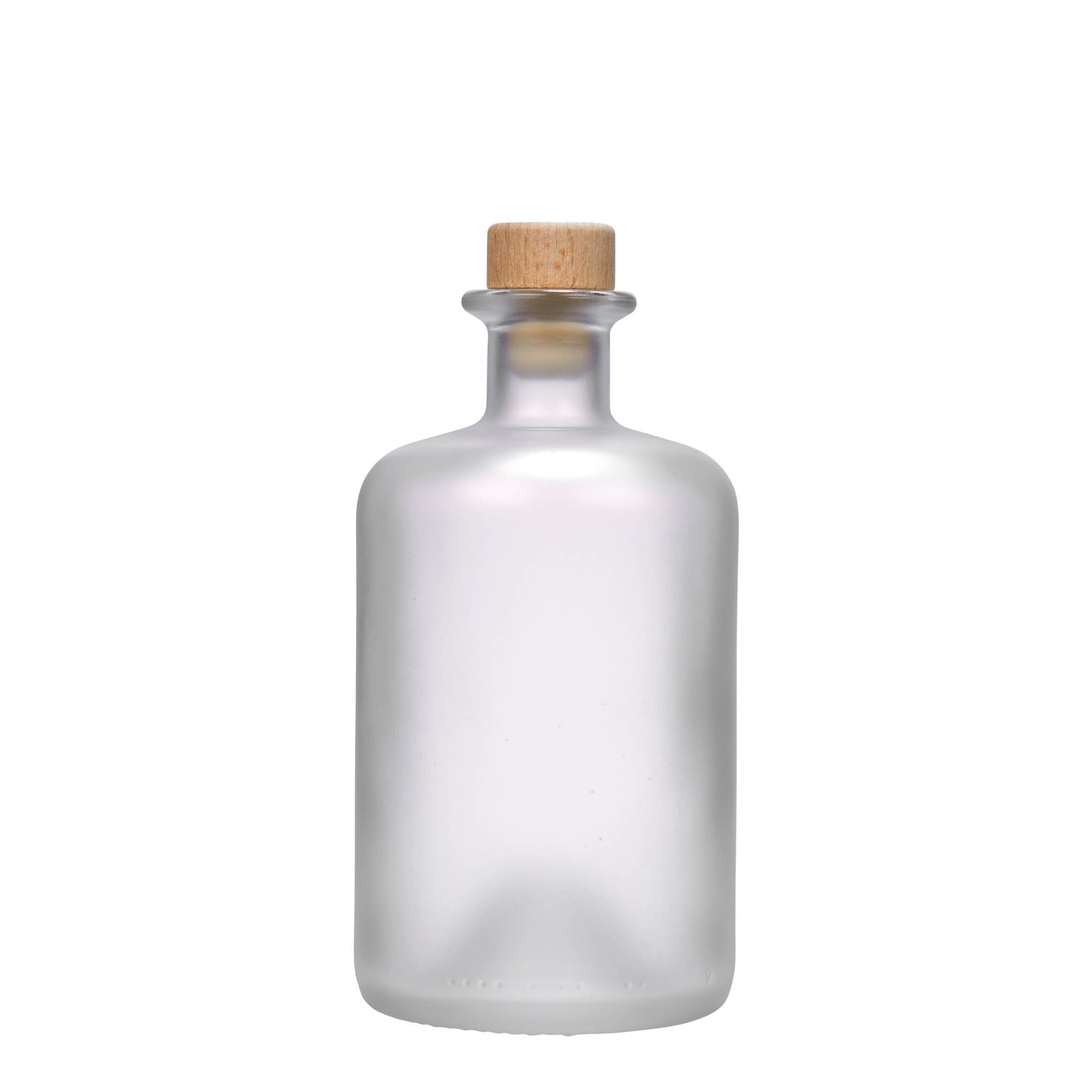 500 ml glassflaske apotek, avkjølt, åpning: kork