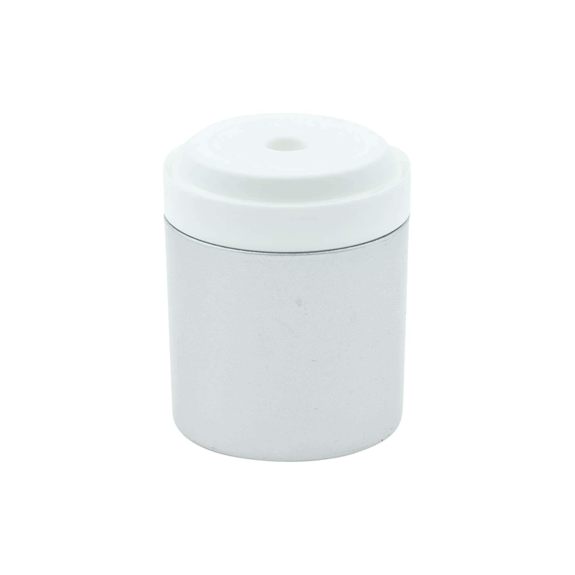 Airless Dispenser pumpehode 'Mezzo', PP-plast, sølv