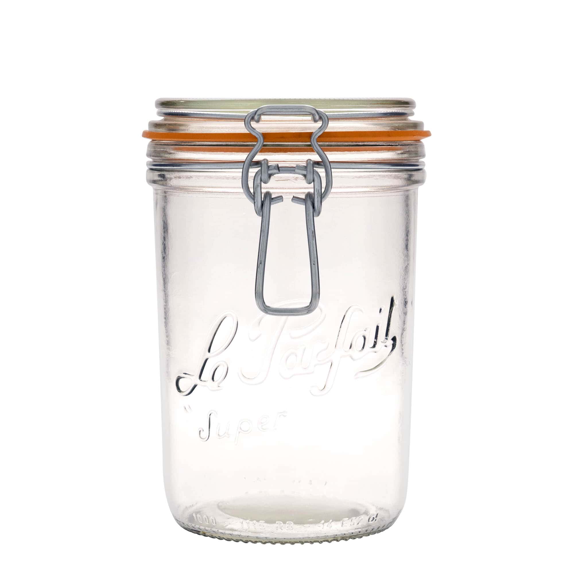 1.000 ml trådspenneglass 'Le Parfait Super Terrine', åpning: trådspenne-lukking