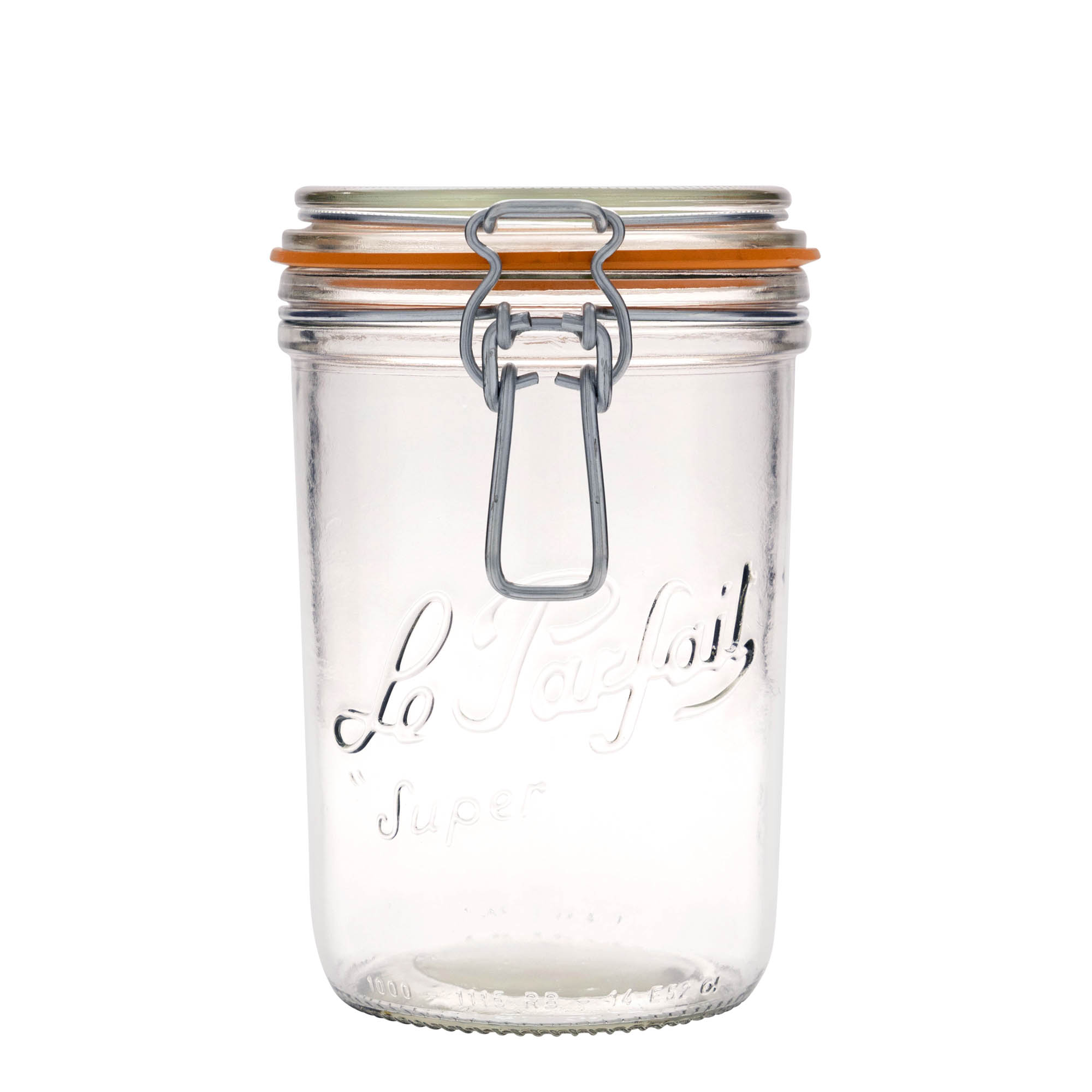 1.000 ml trådspenneglass 'Le Parfait Super Terrine', åpning: trådspenne-lukking