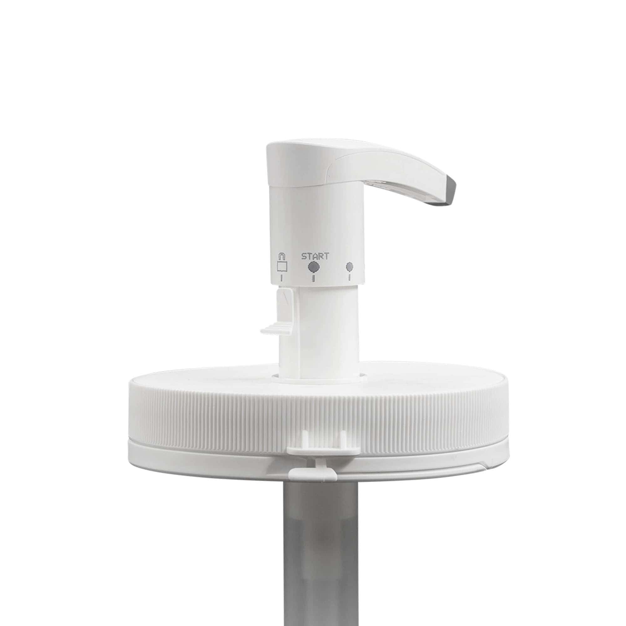 Dispenserpumpe for 1.240 ml 'Securibox', PE-plast, hvit, for åpning: skrukork