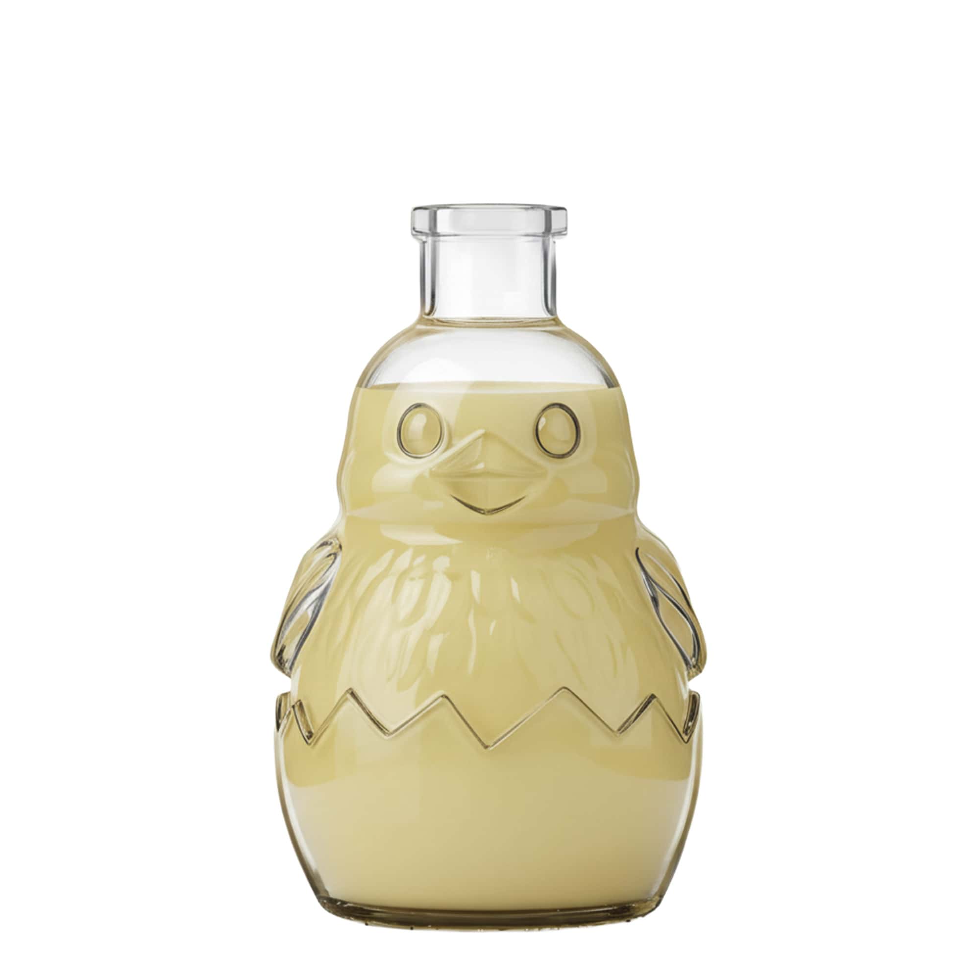 200 ml glassflaske 'Kylling', åpning: kork