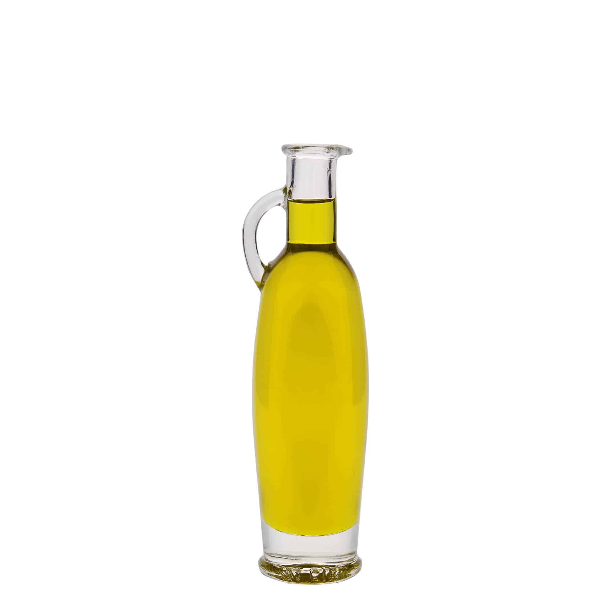100 ml glassflaske 'Eleganta', oval, åpning: kork