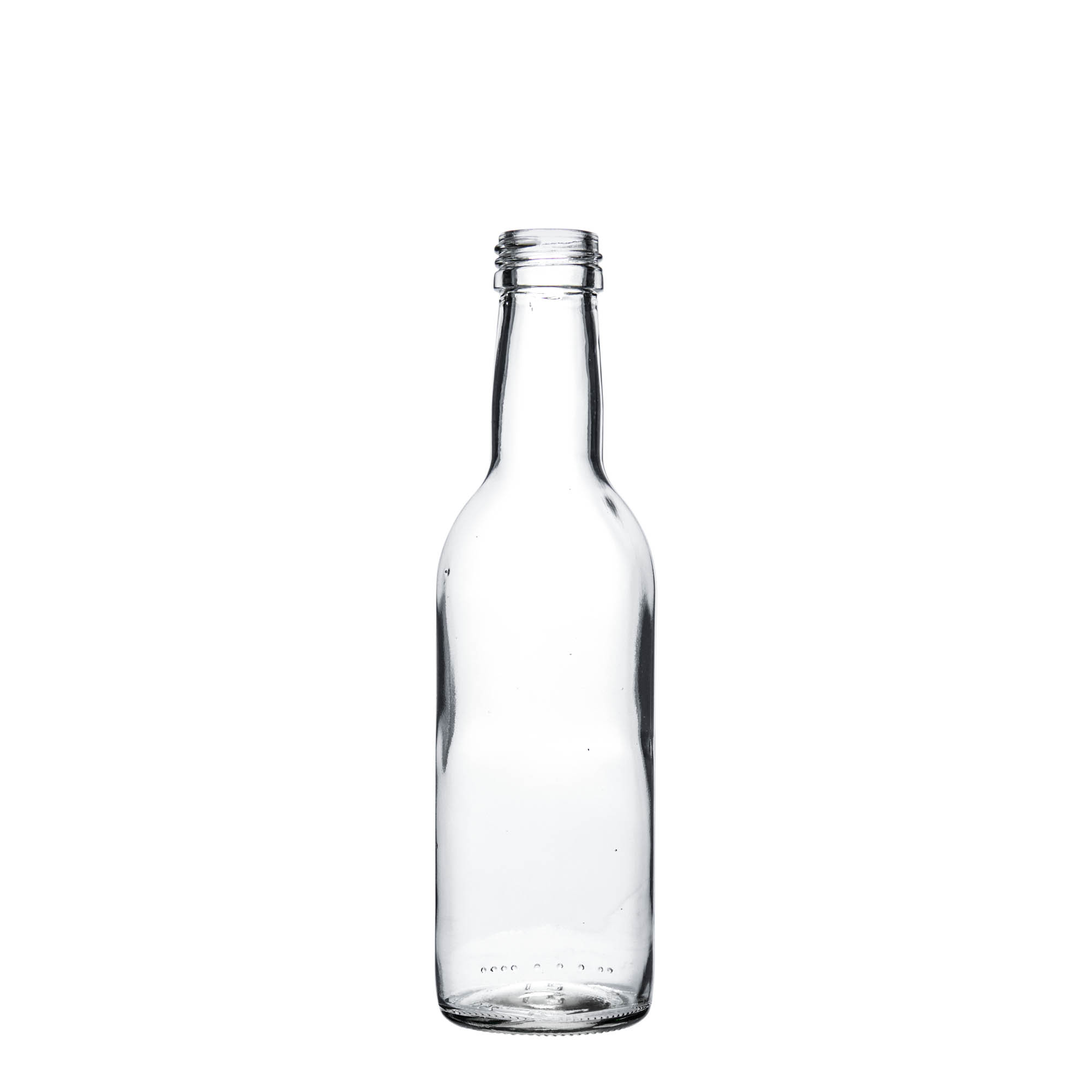 250 ml glassflaske 'Bordeaux', åpning: PP 28 250 ml glassflaske 'Bordeaux', åpning: PP 28