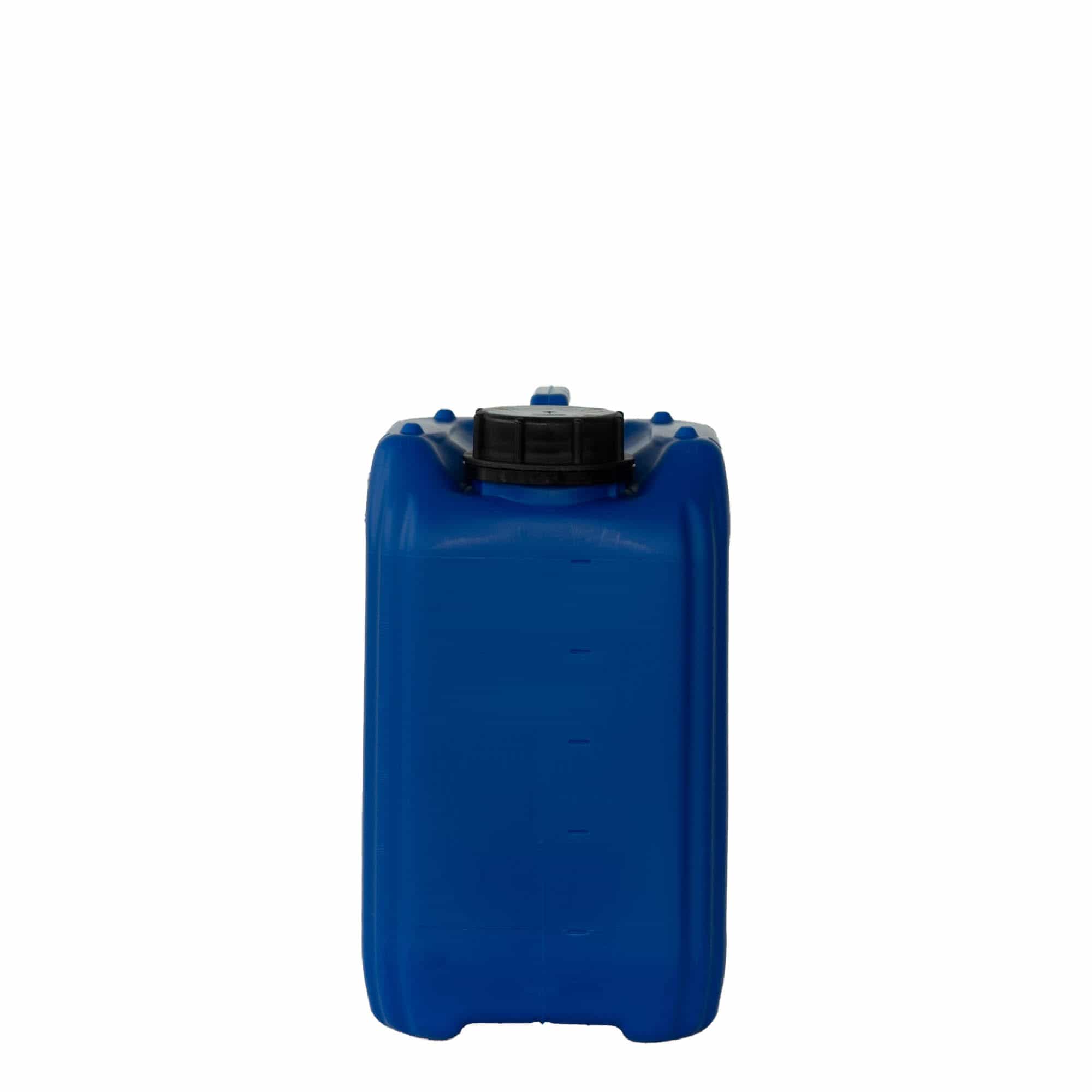 5 l Beholder, firkantet, HDPE-plast, blå, åpning: ND 55