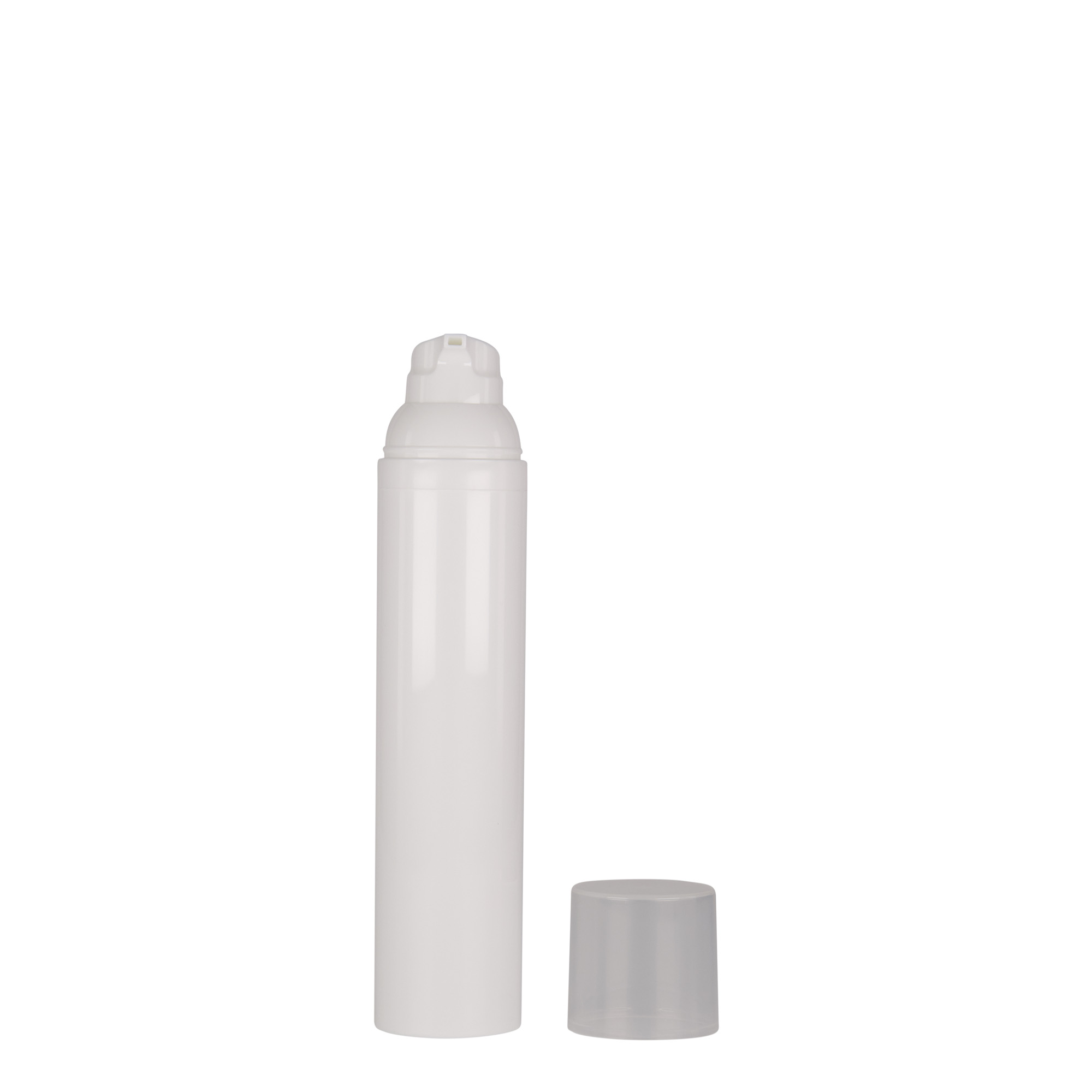 100 ml luftfri dispenser 'Mezzo', PP-plast, hvit