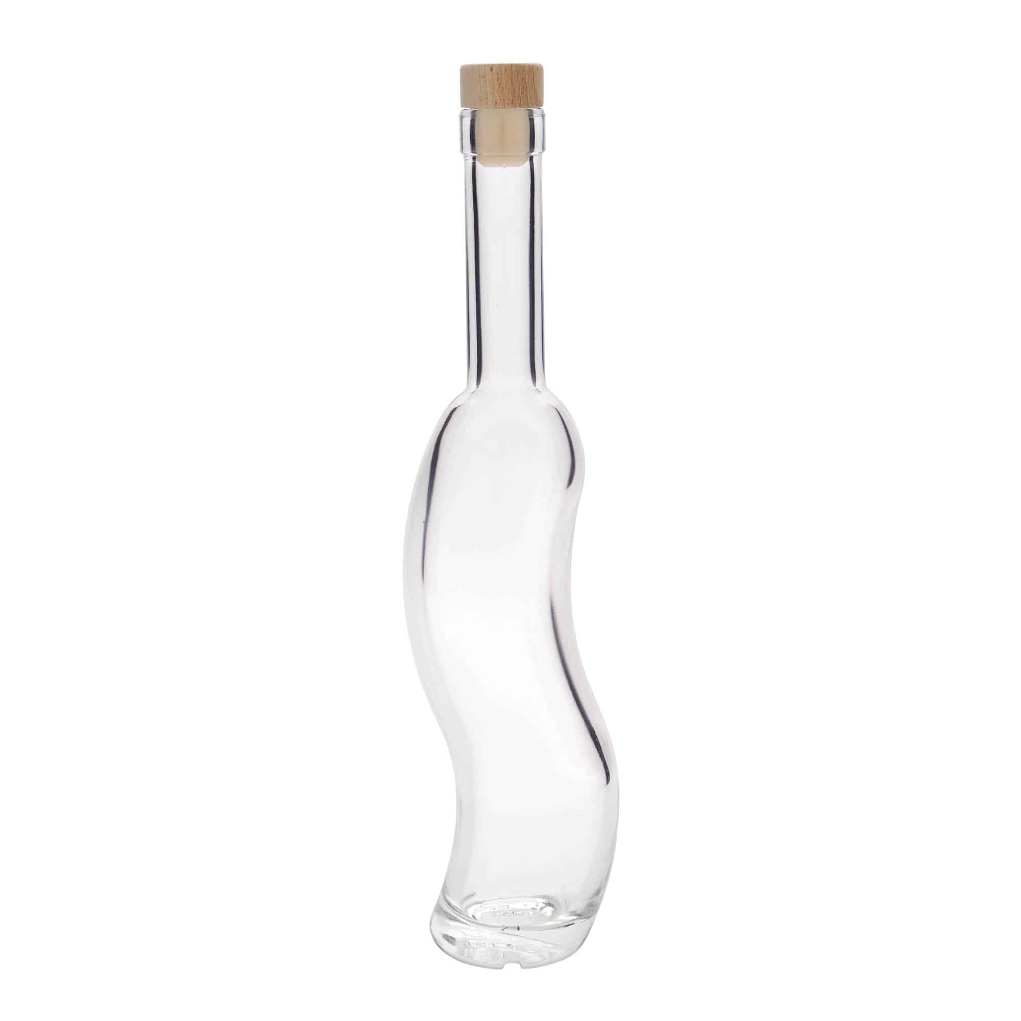 350 ml glassflaske "La-Ola", halvrund, åpning: Kork
