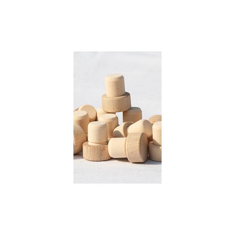 Gripekork 16 mm, plast-tre, flerfarget, for åpning: Kork