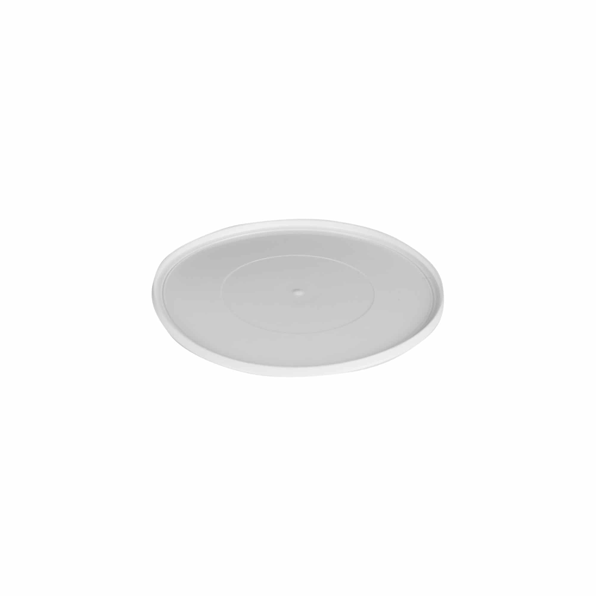 Dekkskive for 200 ml 'Bianca', PP-plast, hvit