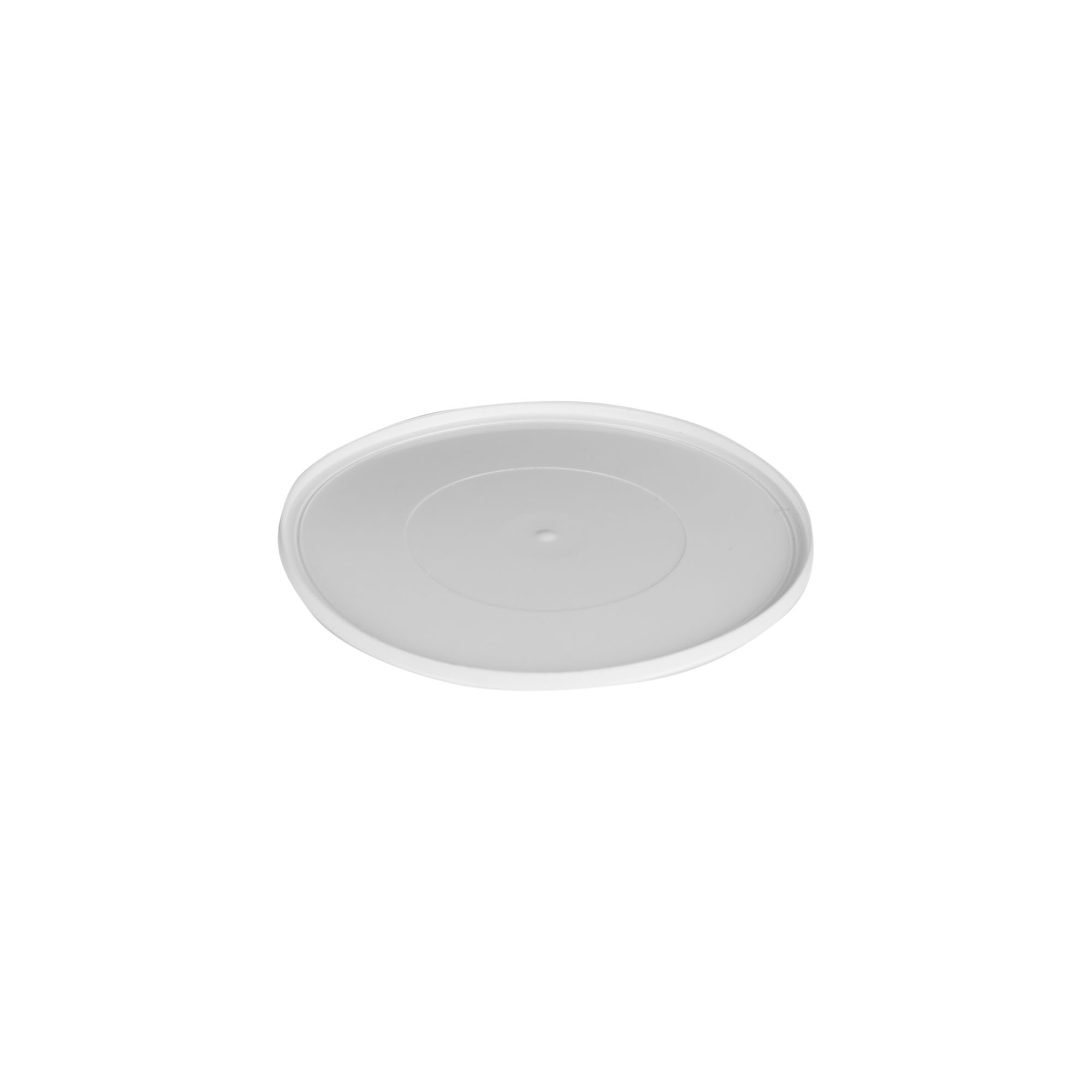 Dekkskive for 200 ml 'Bianca', PP-plast, hvit