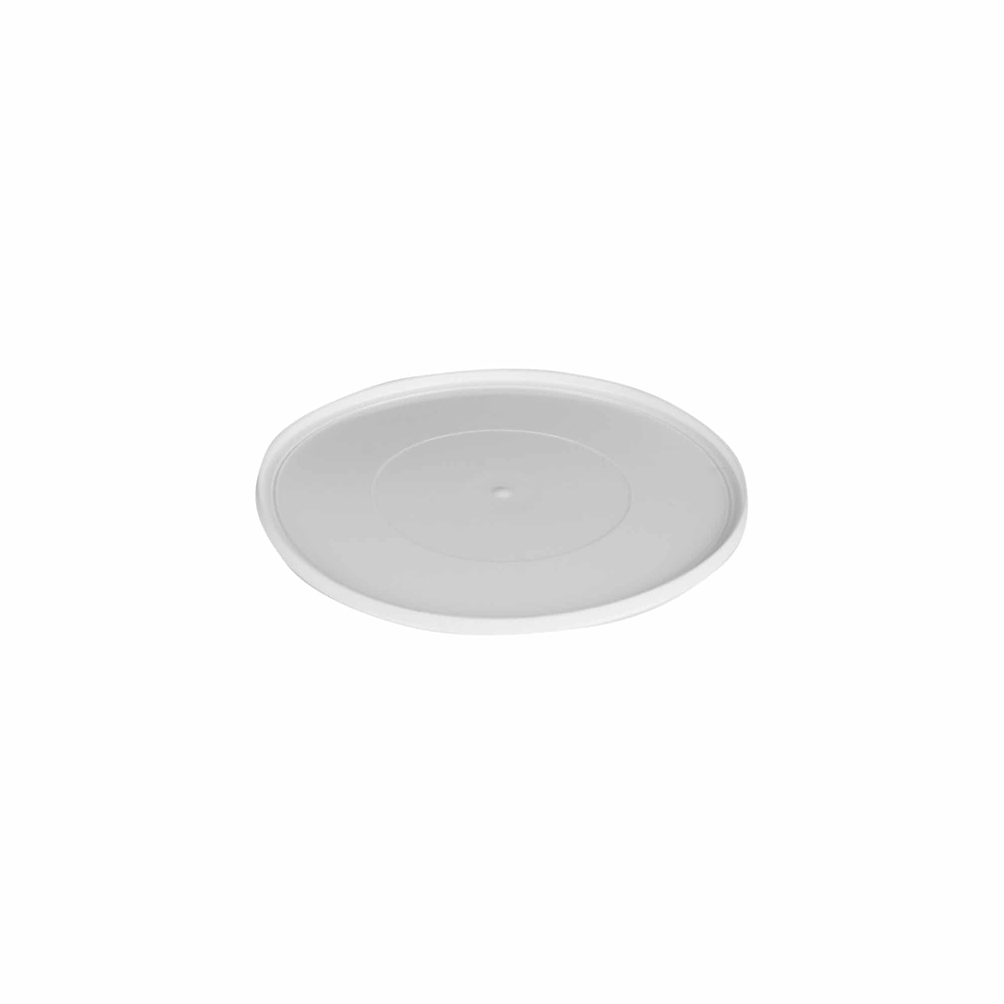 Dekkskive for 200 ml 'Bianca', PP-plast, hvit