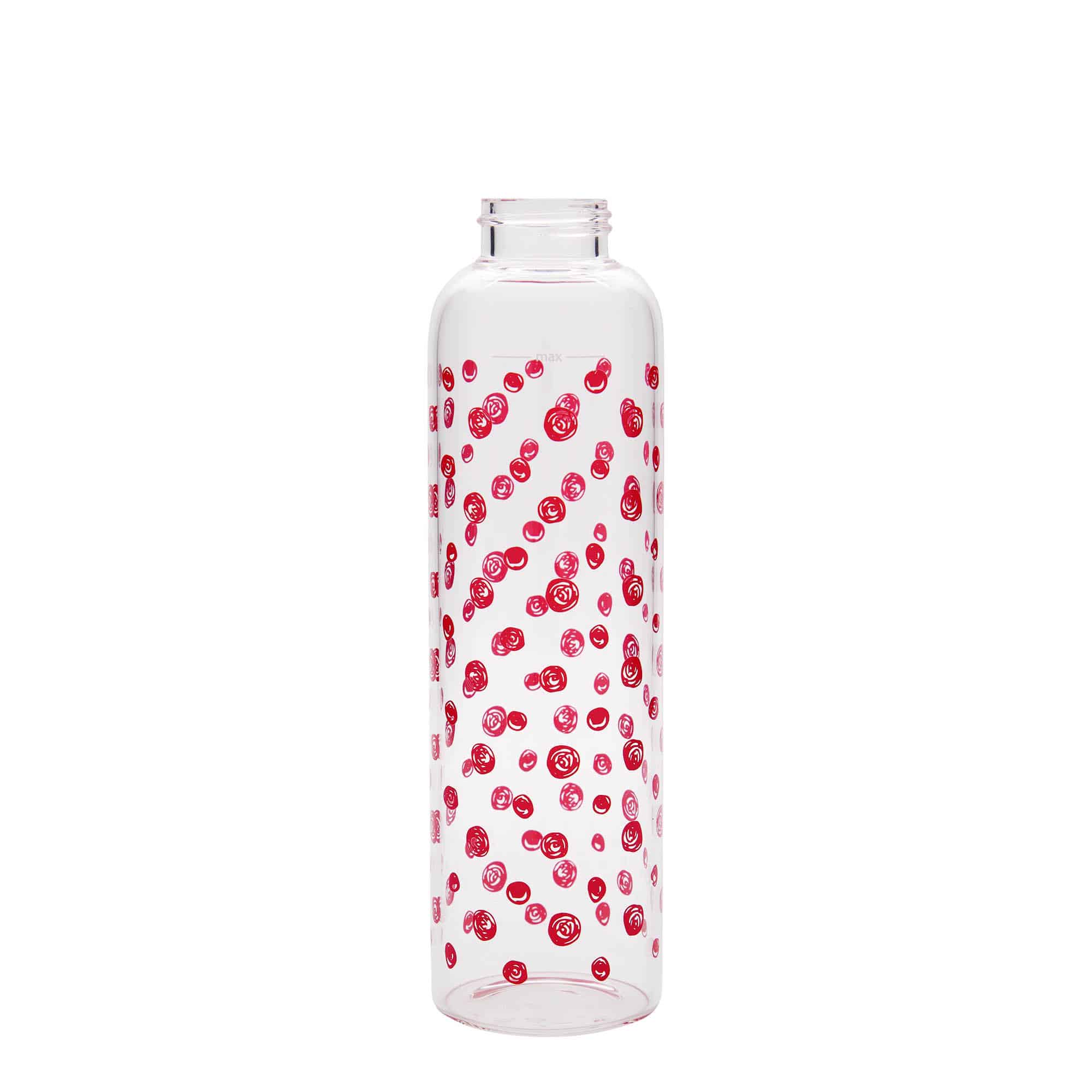 500 ml drikkeflaske "Perseus", motiv: Røde punkter, åpning: Skrulokk 500 ml drikkeflaske "Perseus", motiv: Røde punkter, åpning: Skrulokk