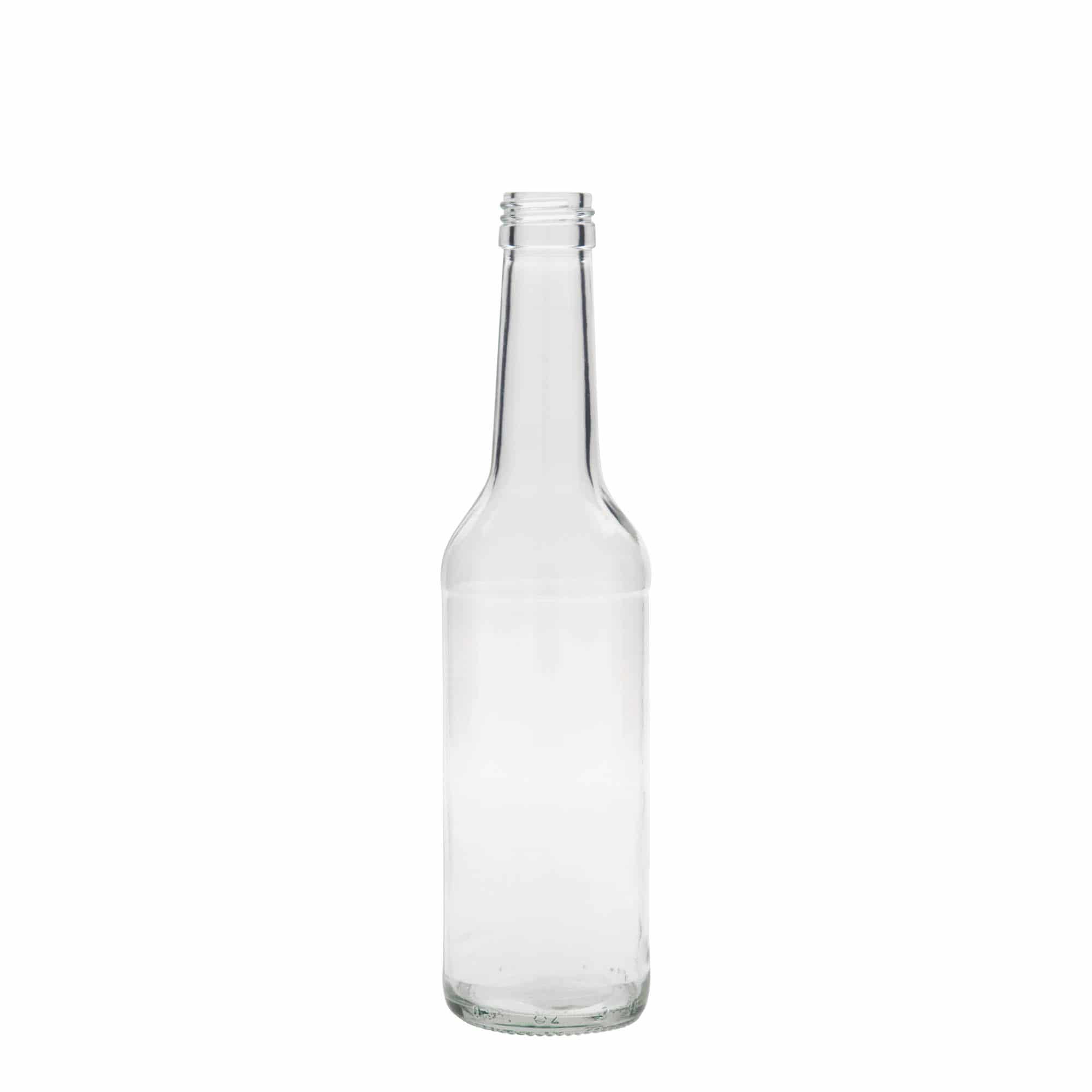 350 ml glassflaske rett hals, åpning: PP 28 350 ml glassflaske rett hals, åpning: PP 28