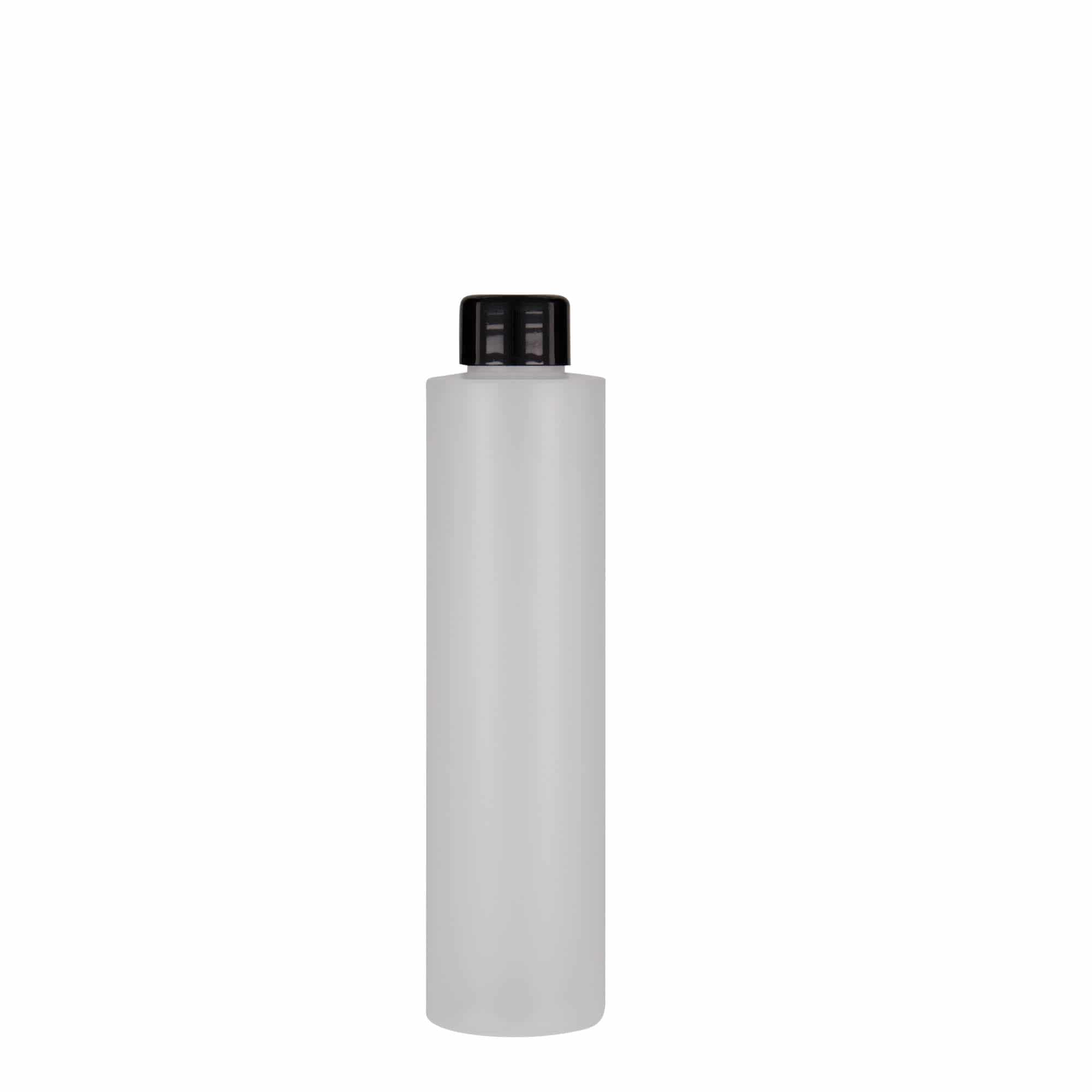 200 ml plastflaske "Pipe", HDPE, natur, åpning: 24/410