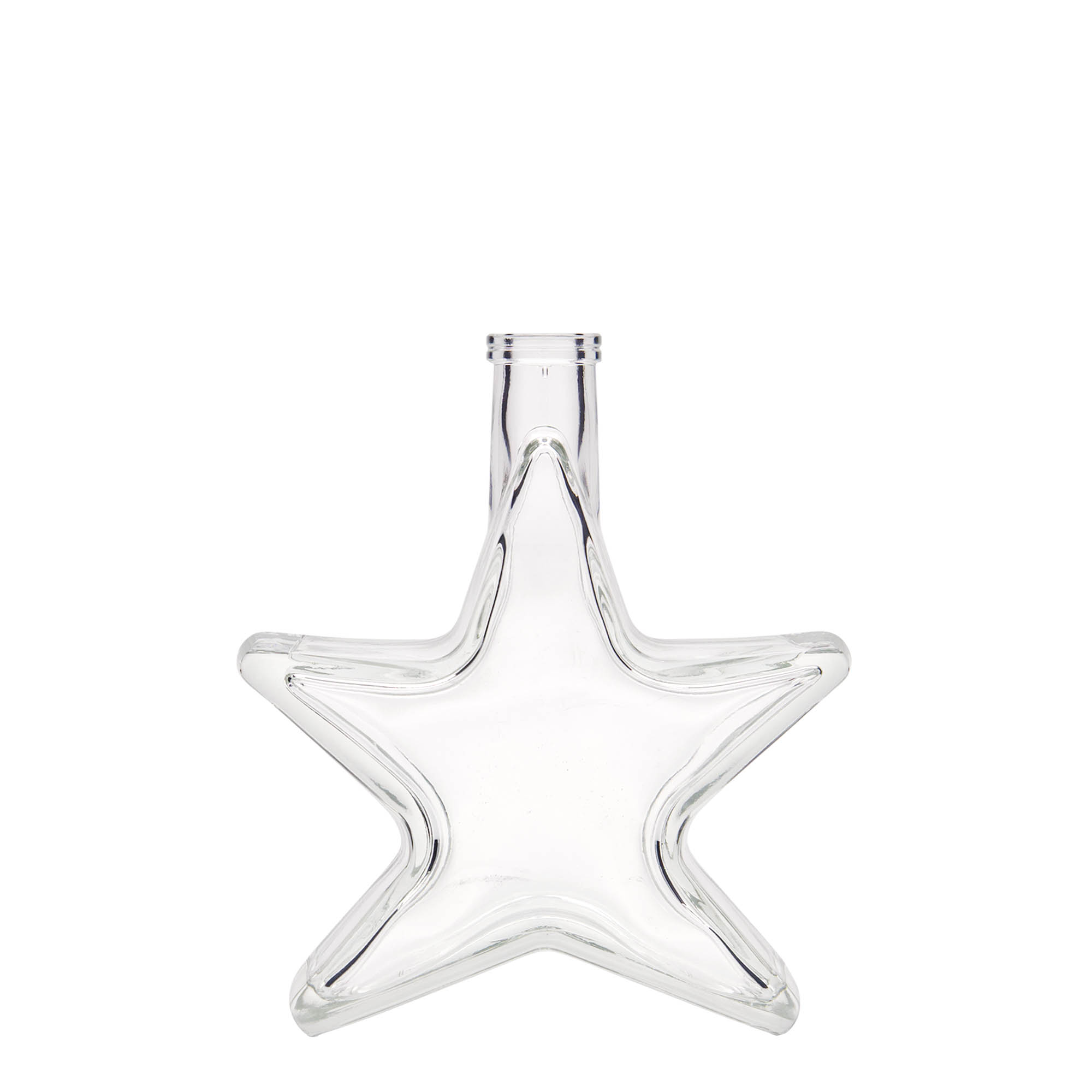 200 ml glassflaske 'Stjerne', åpning: kork