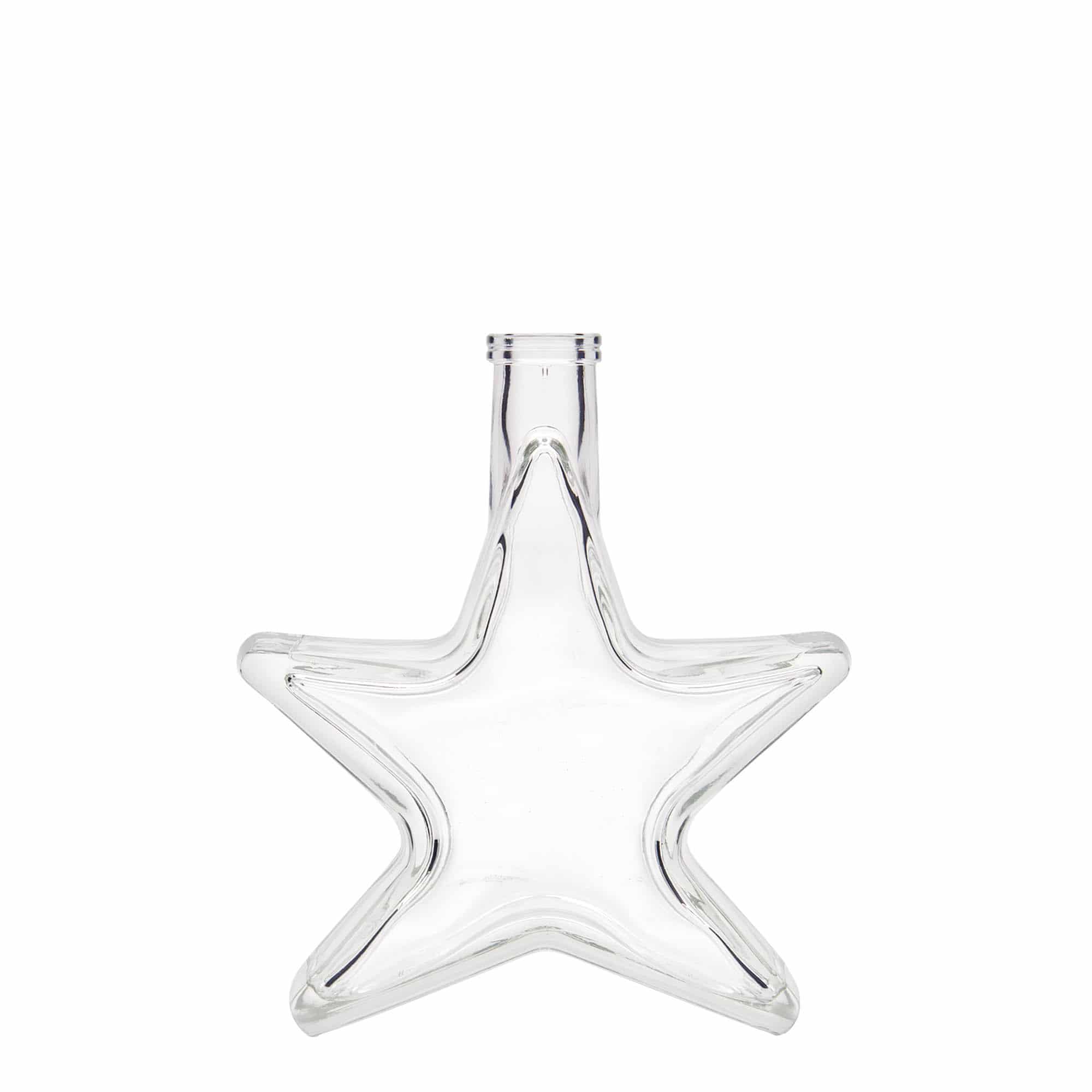 200 ml glassflaske 'Stjerne', åpning: kork