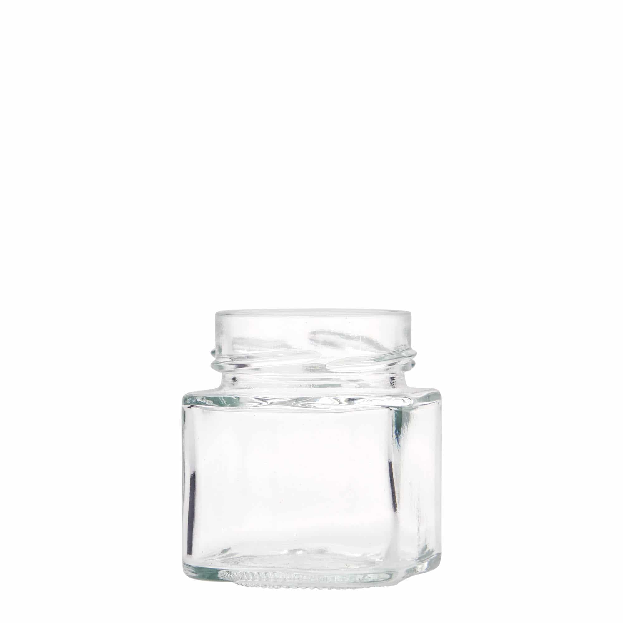 156 ml firkantglass "Funny", åpning: Deep-Twist-Off (DTO 58)
