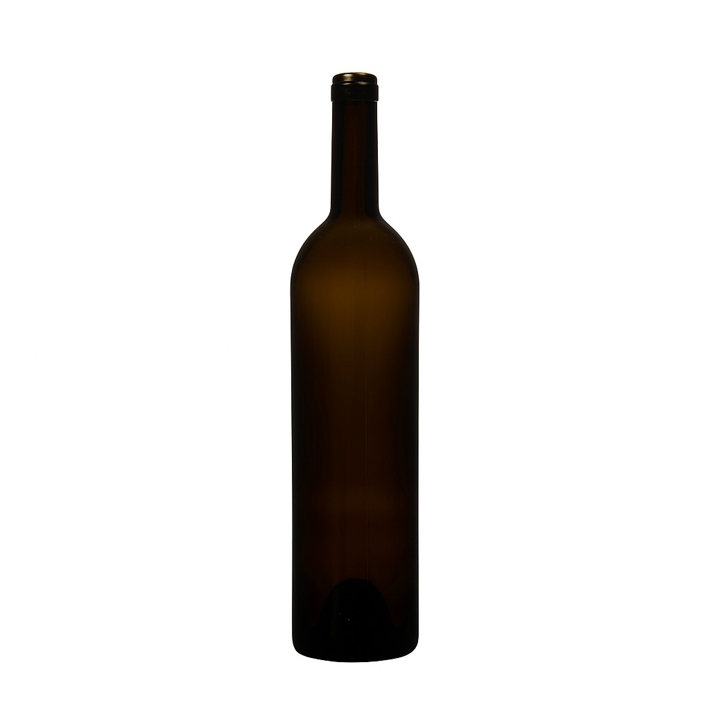 750 ml vinflaske 'Liberty', antikkgrønn, åpning: kork