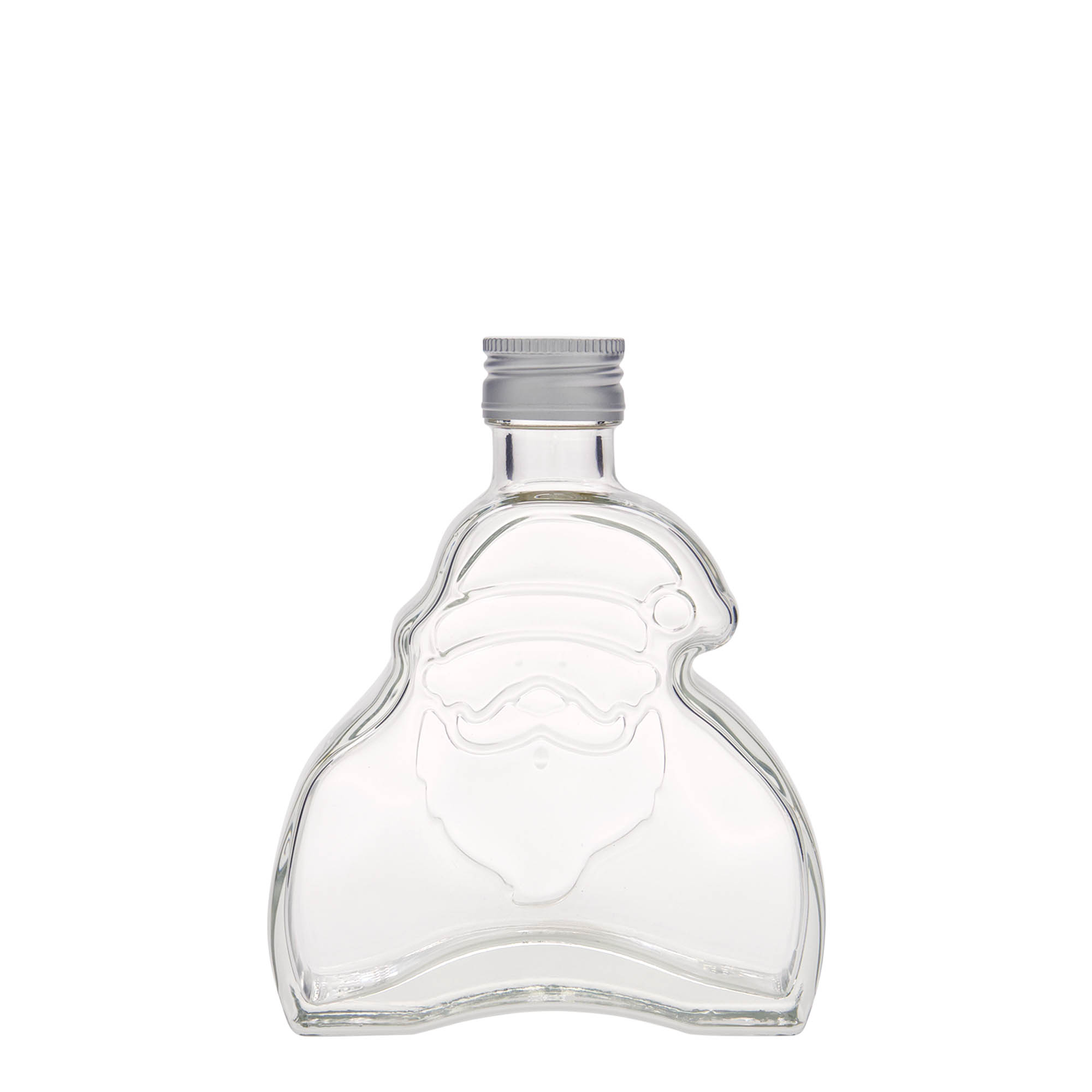 200 ml glassflaske 'Julenissen', åpning: PP 28