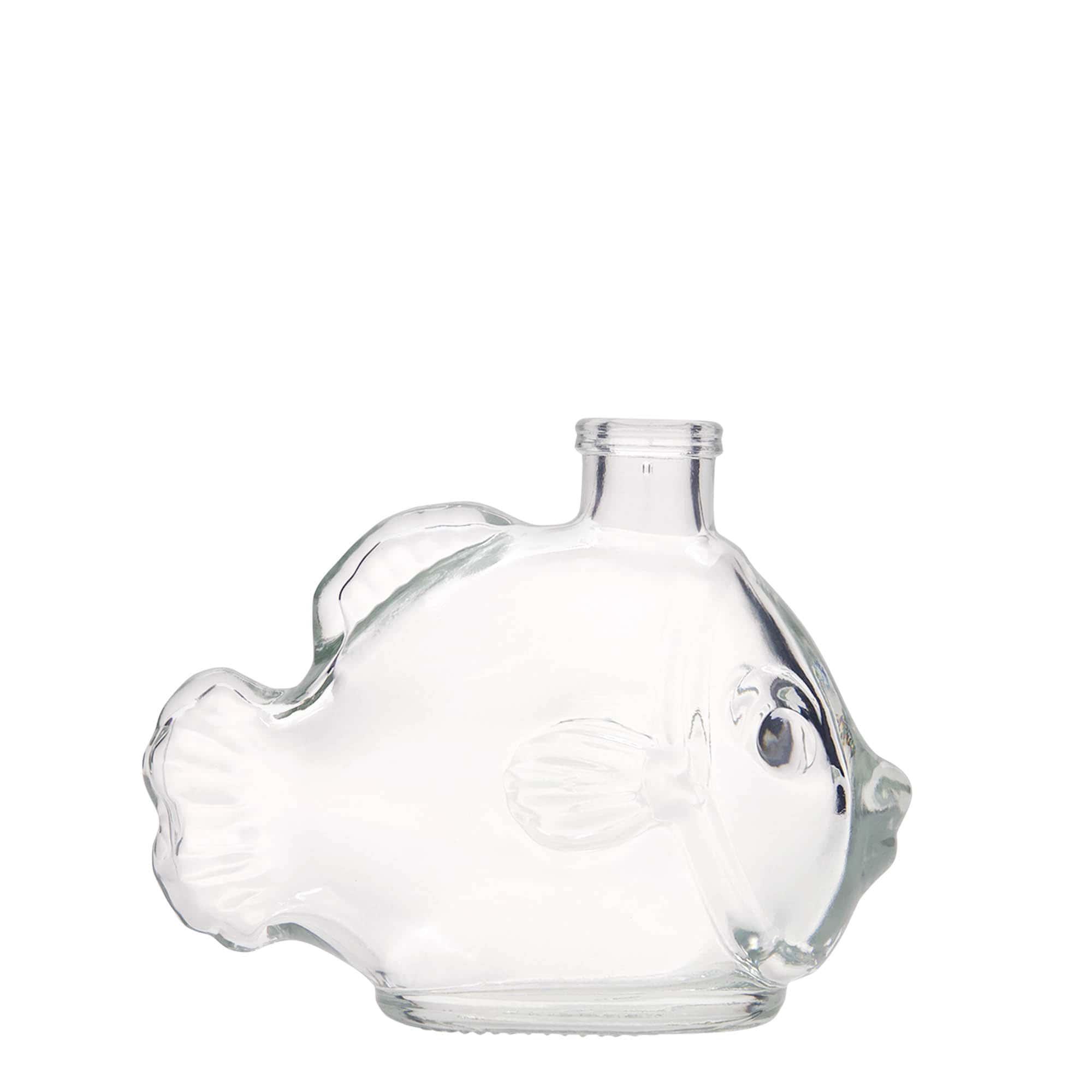 200 ml glassflaske "Fisk", åpning: Kork 200 ml glassflaske "Fisk", åpning: Kork
