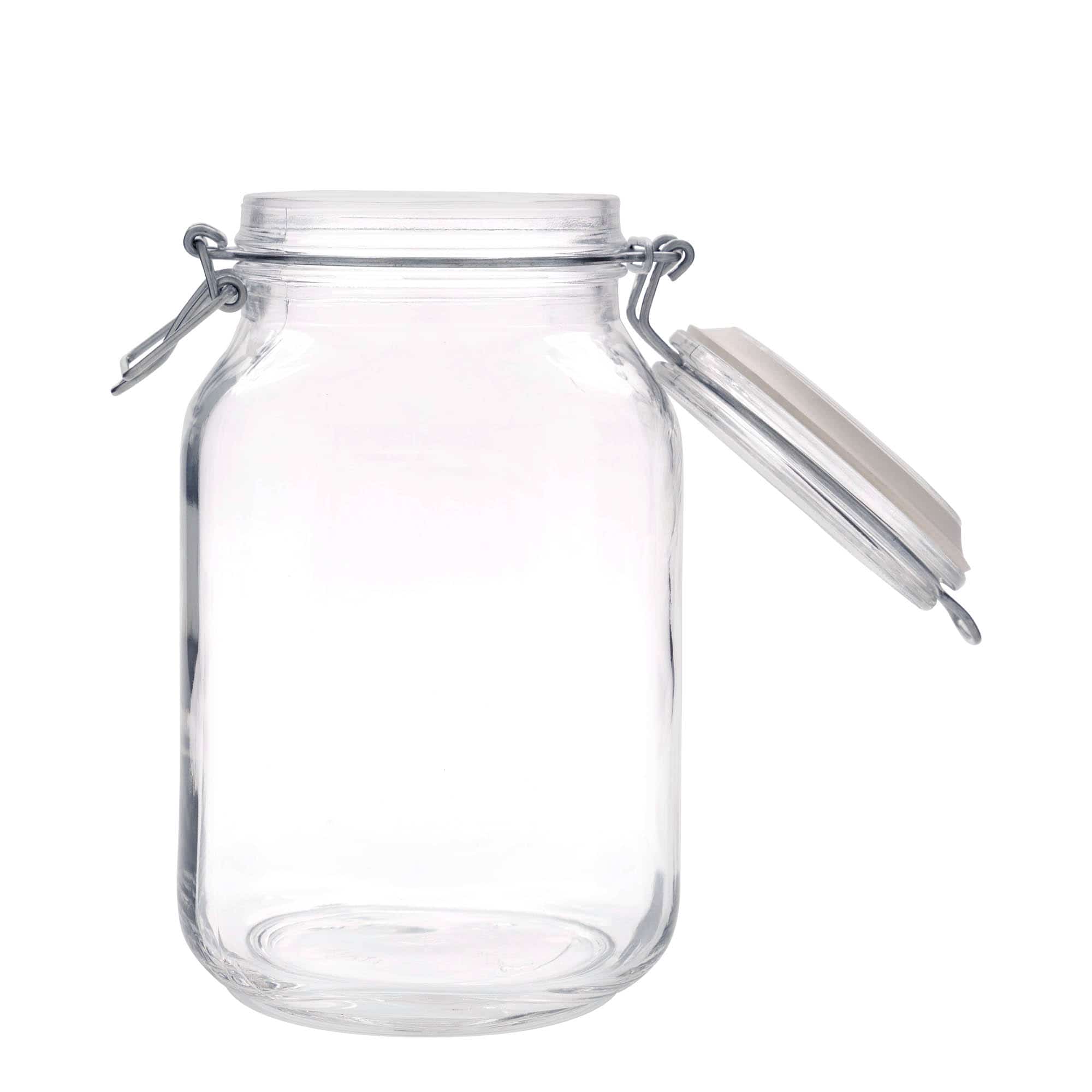 2000 ml bøyleglass "Fido", kvadratisk, åpning: Bøylelokk