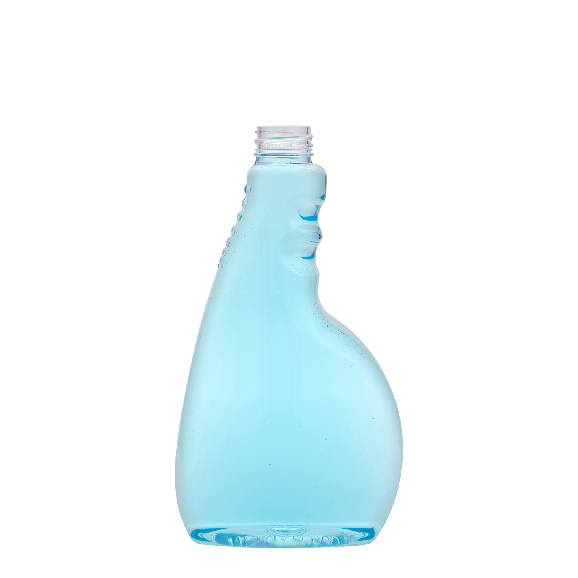 500 ml PET-sprayflaske 'Piccobello', rektangulær, plast, åpning: skrukork