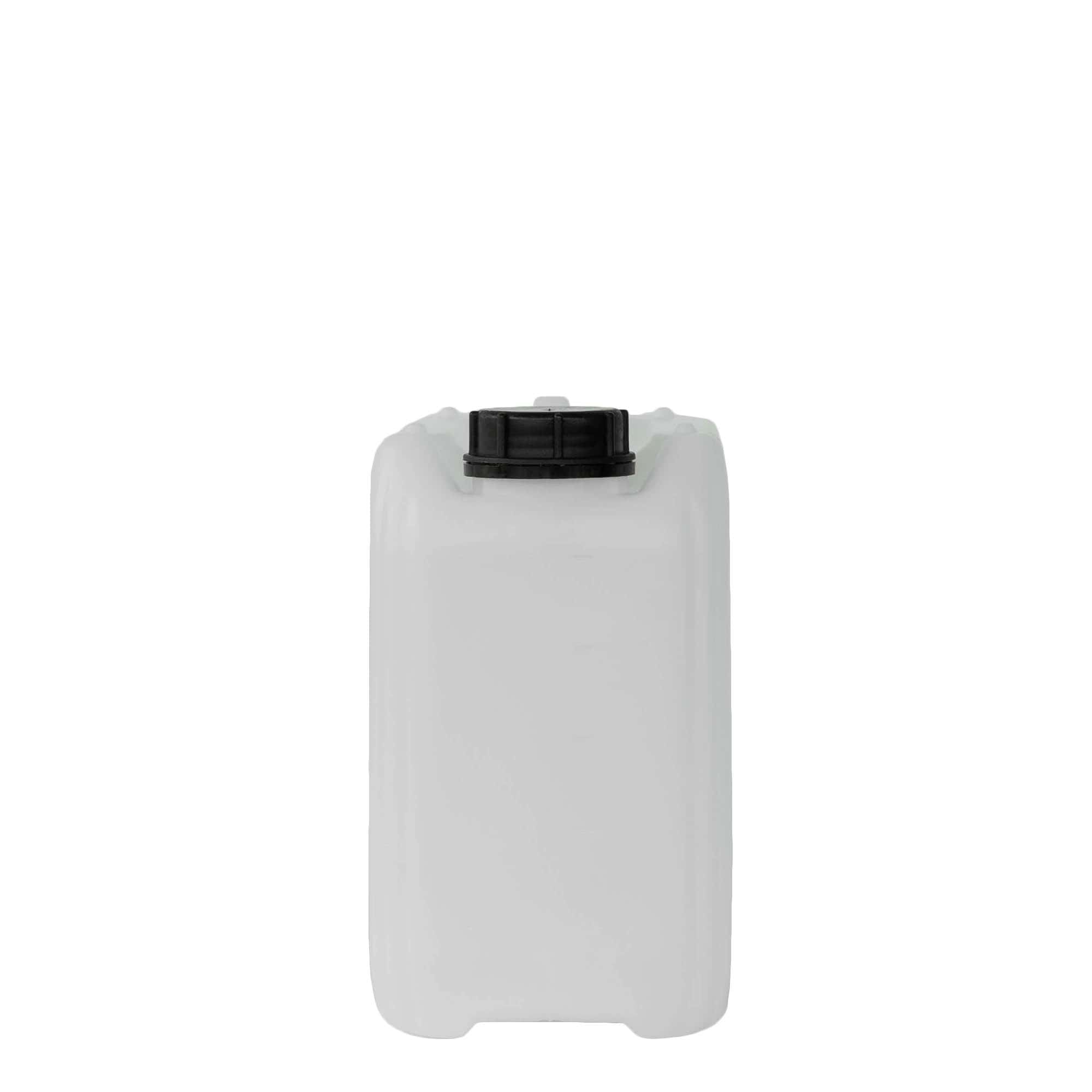 5 l Beholder, firkantet, HDPE-plast, natur, åpning: ND 55