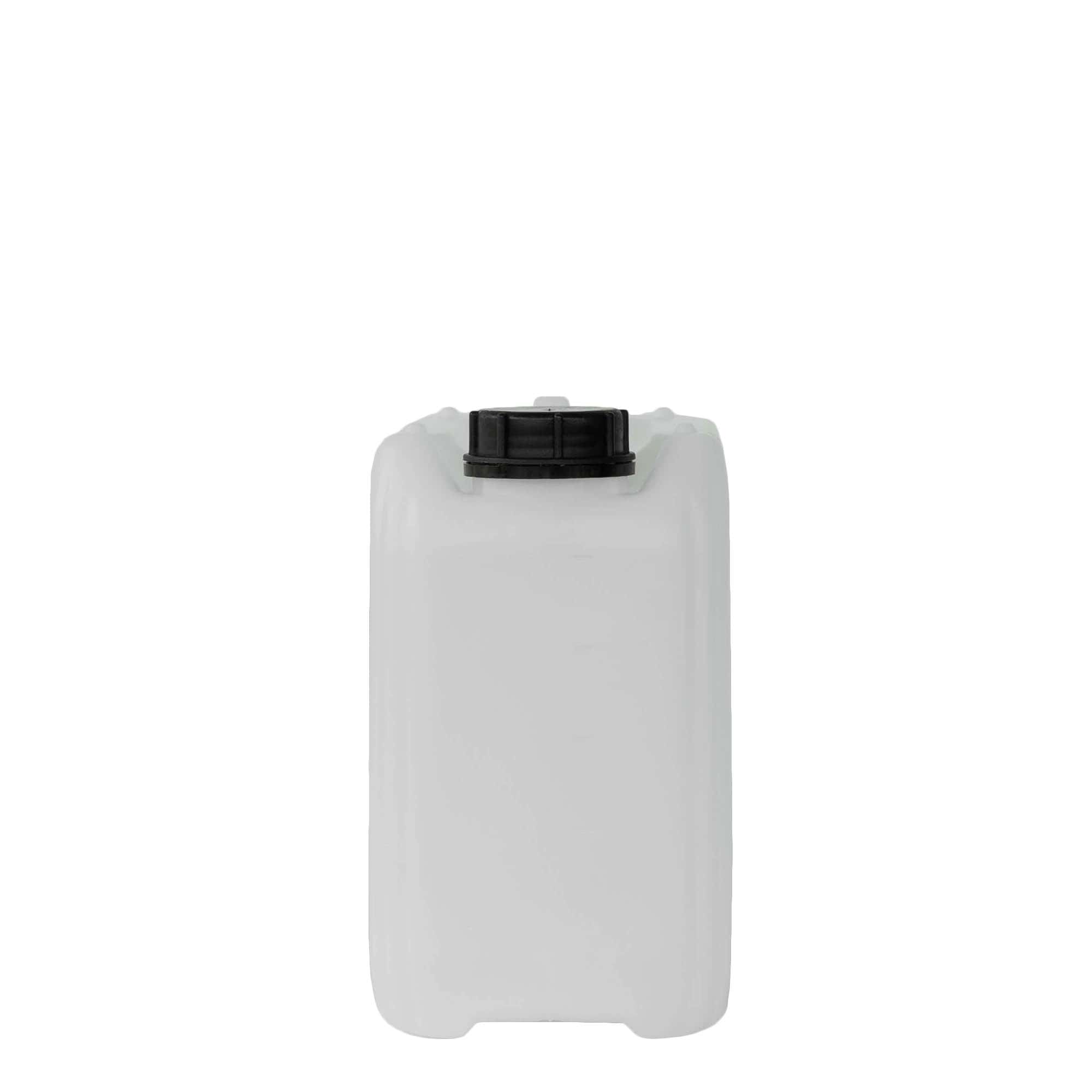 5 l kanister, rektangulær, HDPE-plast, natur, åpning: ND 55