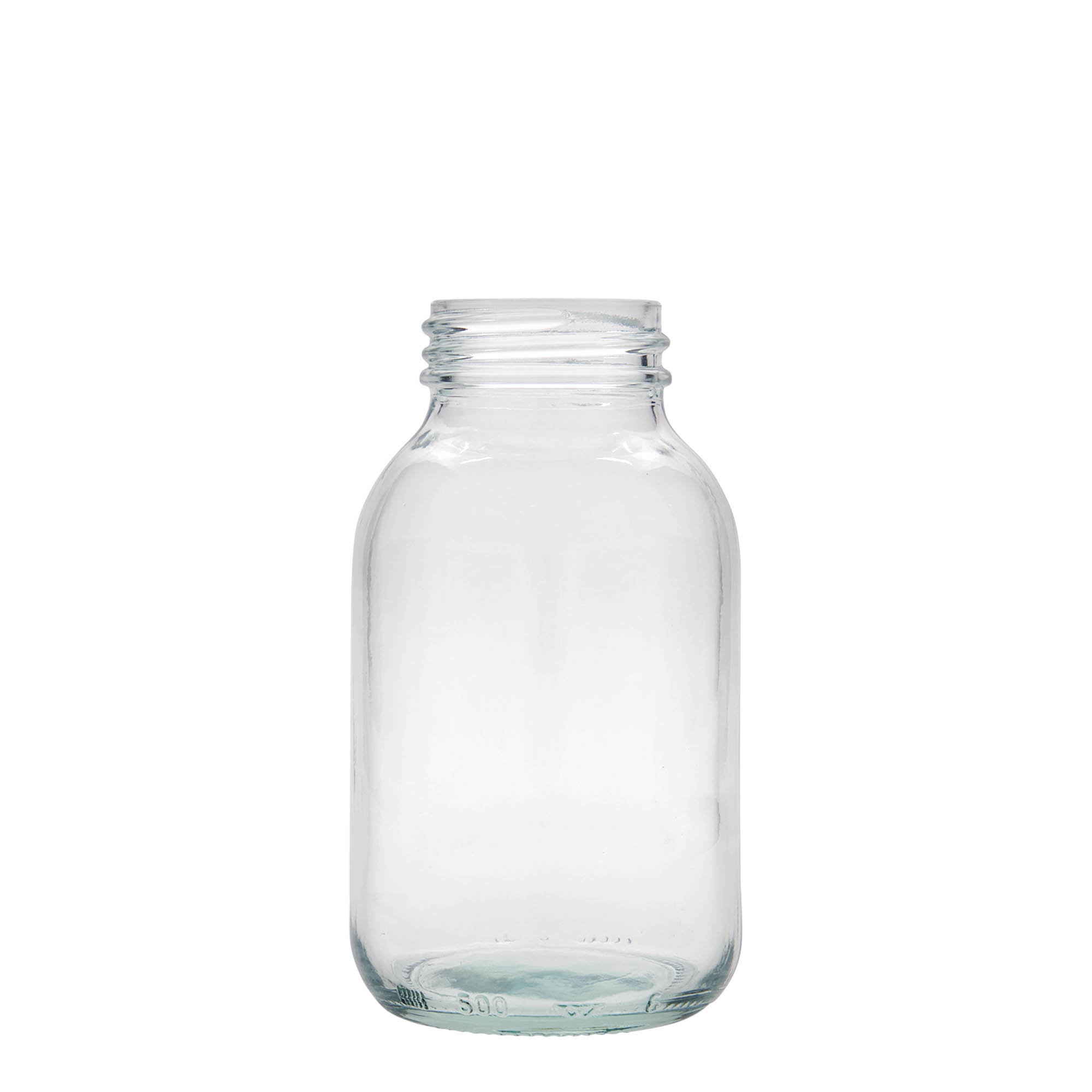 500 ml vidåpnet glass, åpning: DIN 55 500 ml vidåpnet glass, åpning: DIN 55