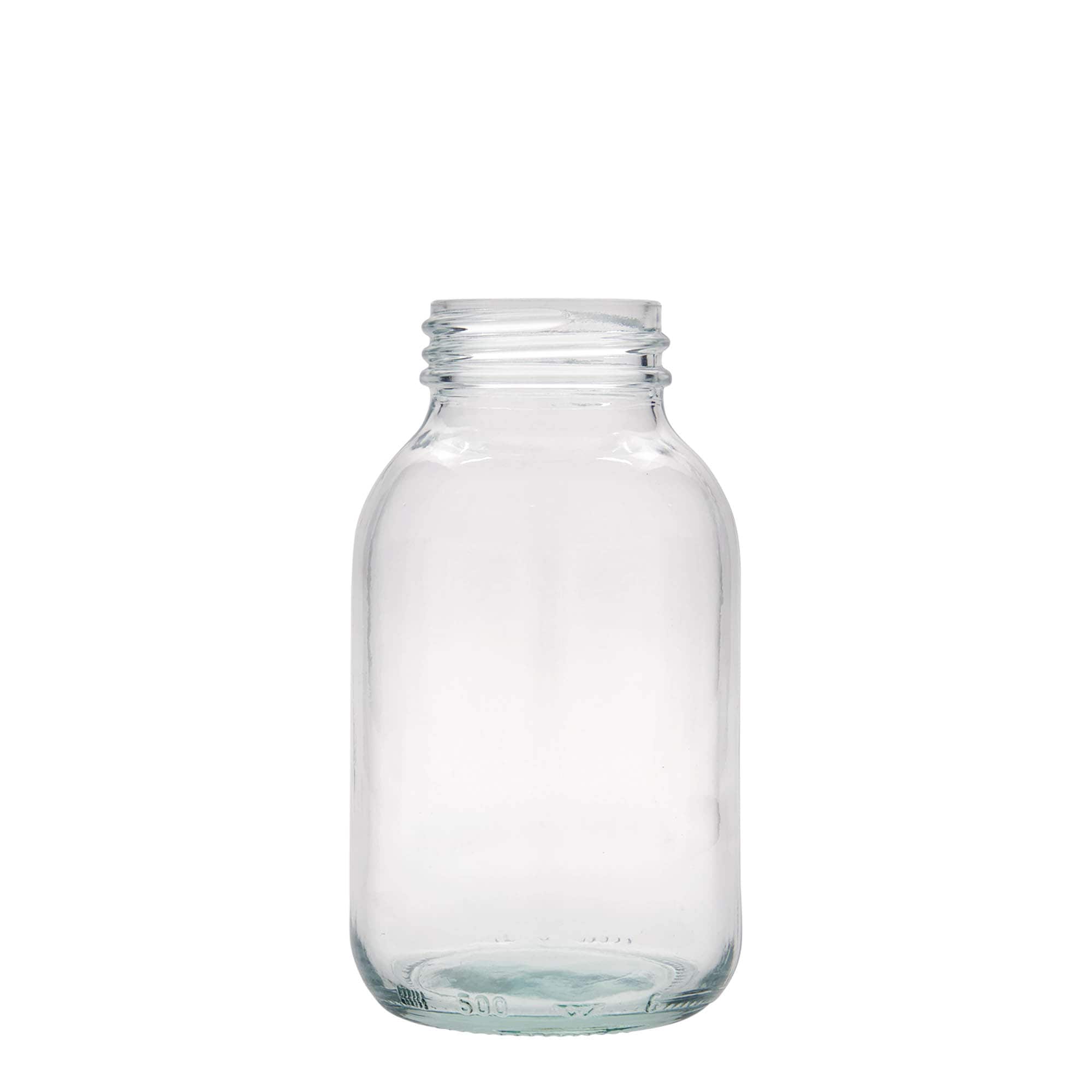 500 ml vidåpnet glass, åpning: DIN 55