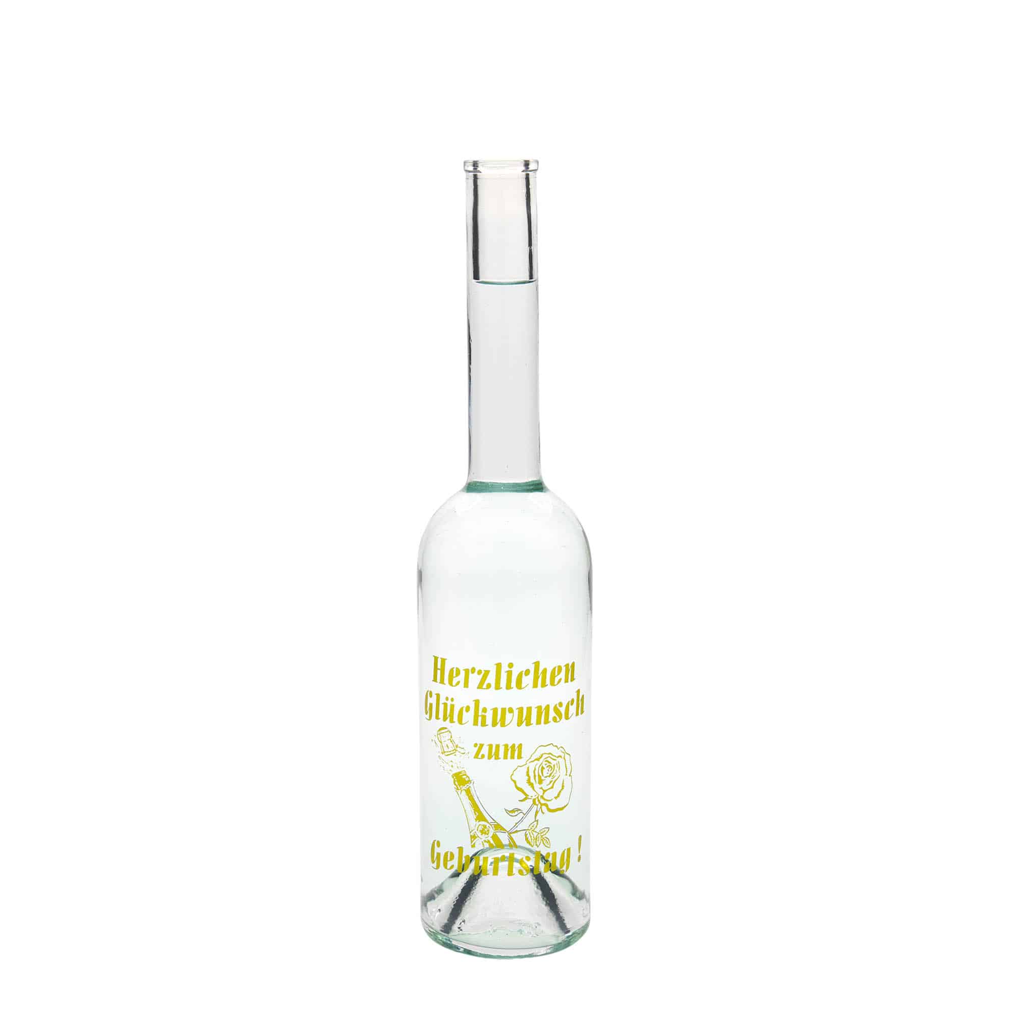 500 ml glassflaske Maximo trykket "Karneval", åpning: Kork