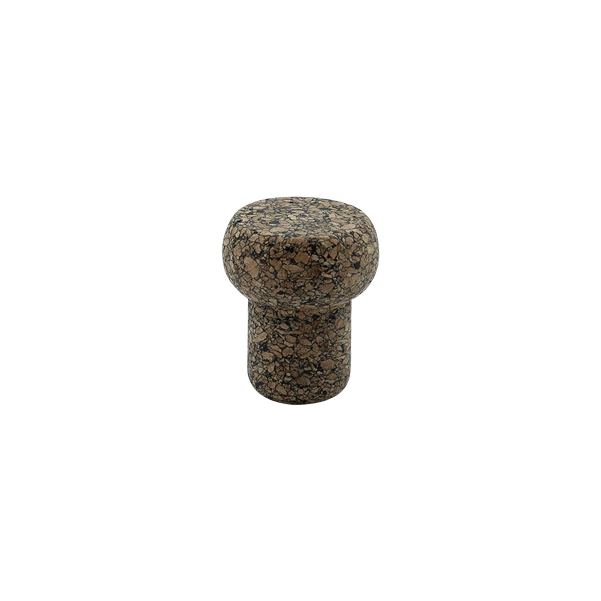 Håndtakskork 'Barrel' 19,5 mm, Corkcoal, for munningsåpning: Kork Håndtakskork 'Barrel' 19,5 mm, Corkcoal, for munningsåpning: Kork