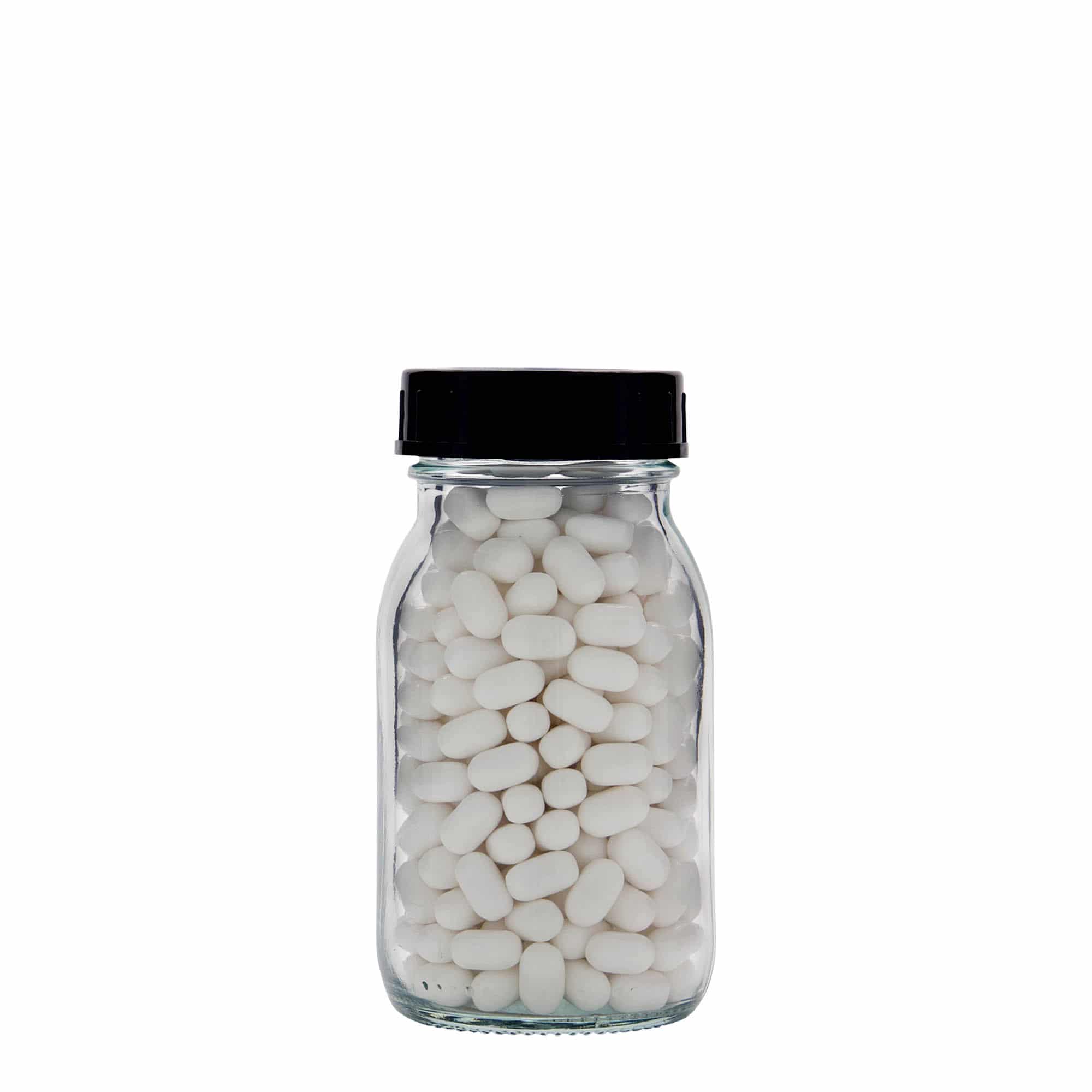 150 ml vid halsglass, åpning: DIN 45