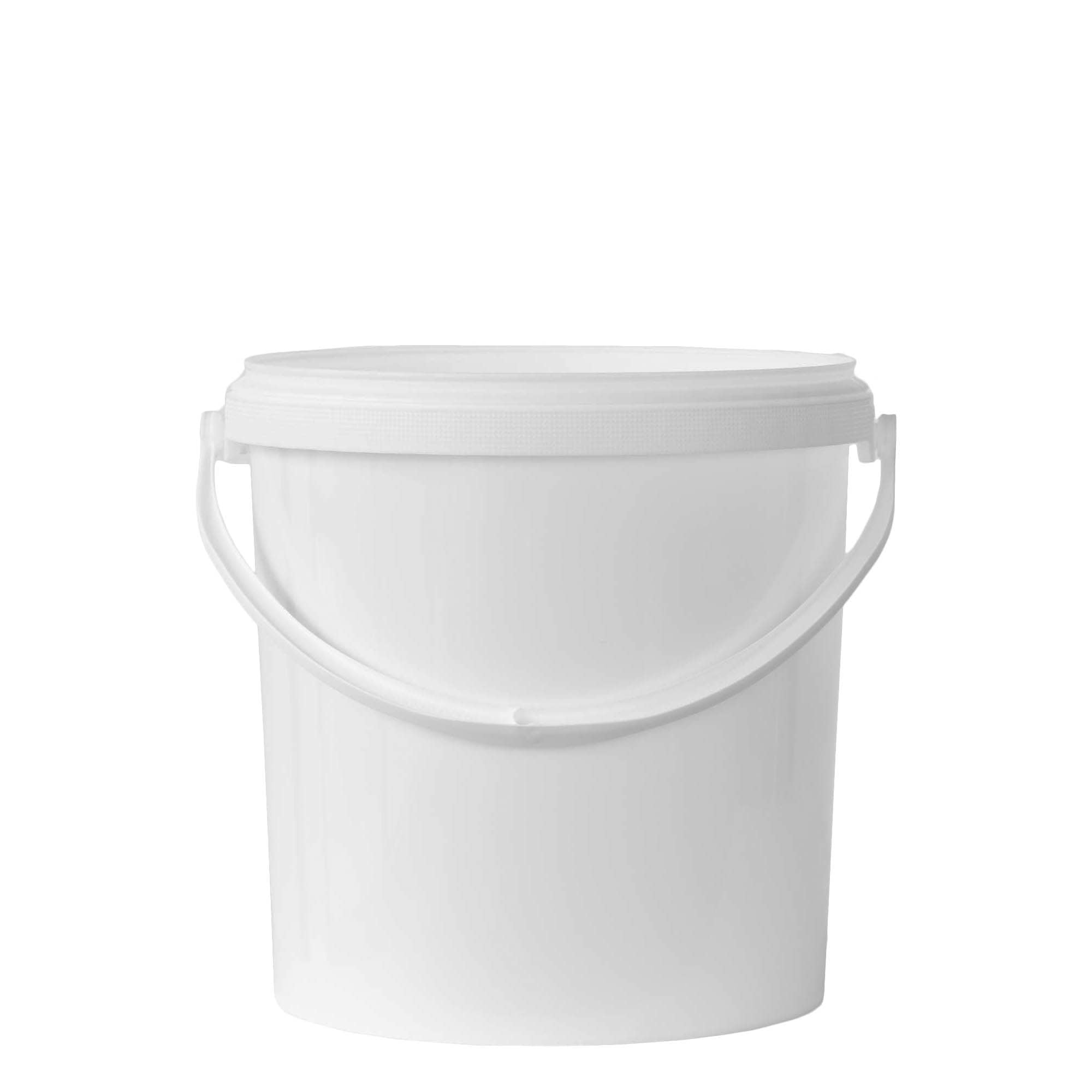 10 l bøtte, PP-plast, hvit