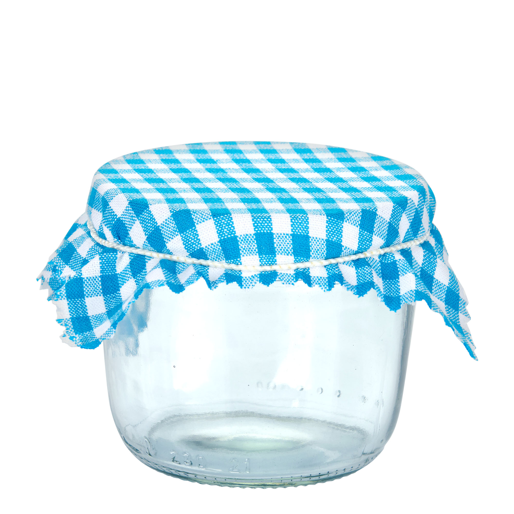 Rutete stoffserviett 12x12, kvadratisk, tekstil, blå, åpning: TO38-TO53