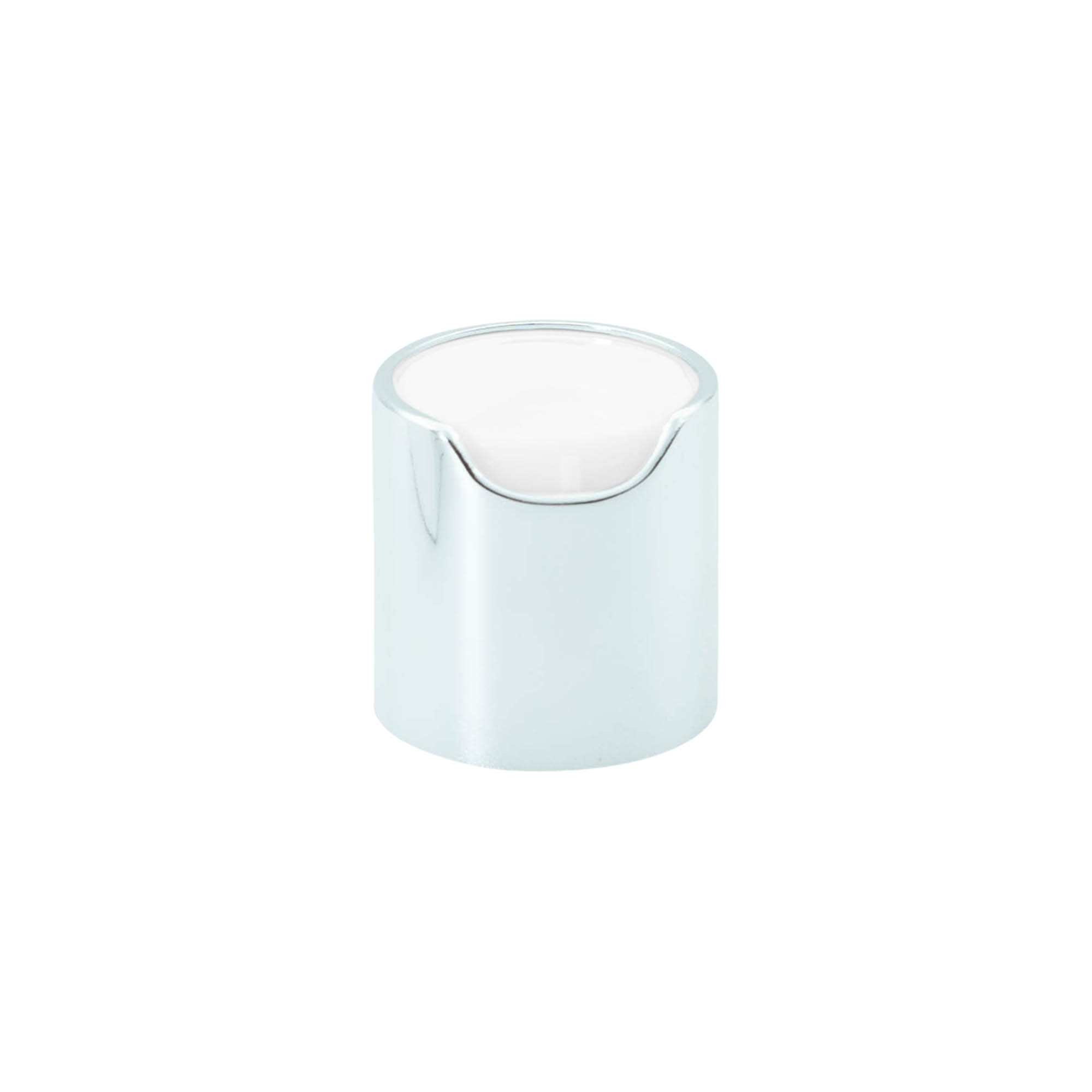 Skrukork Disc Top, PP-plast, sølv, for åpning: 24/410 Skrukork Disc Top, PP-plast, sølv, for åpning: 24/410